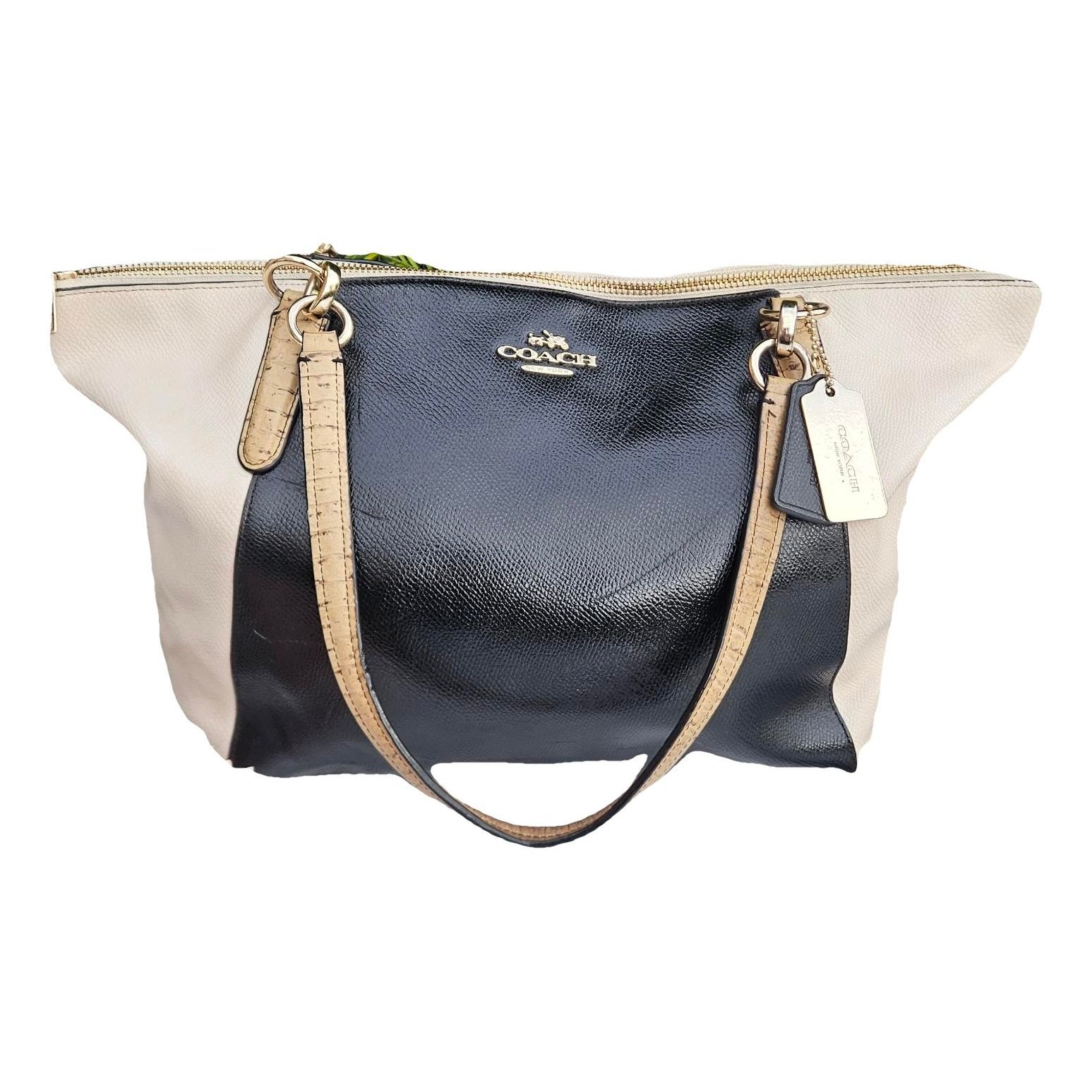Leather tote