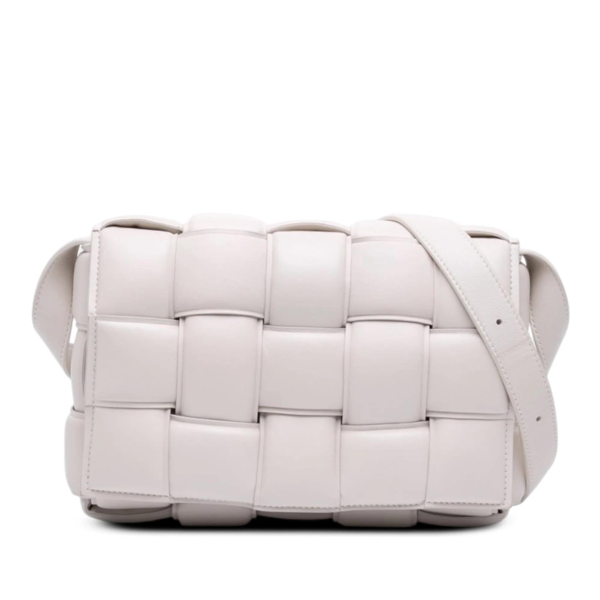 Cassette leather handbag