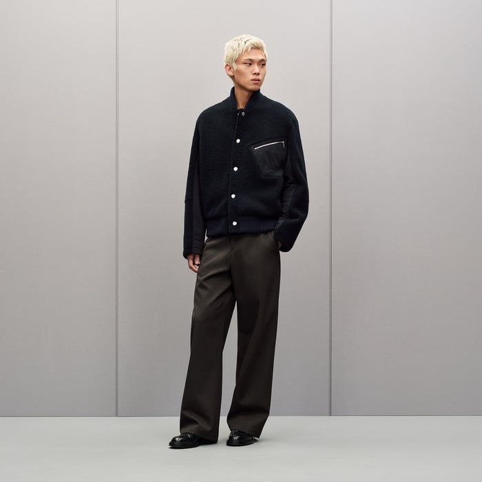 Marine Reversible Rib-trim Jacket