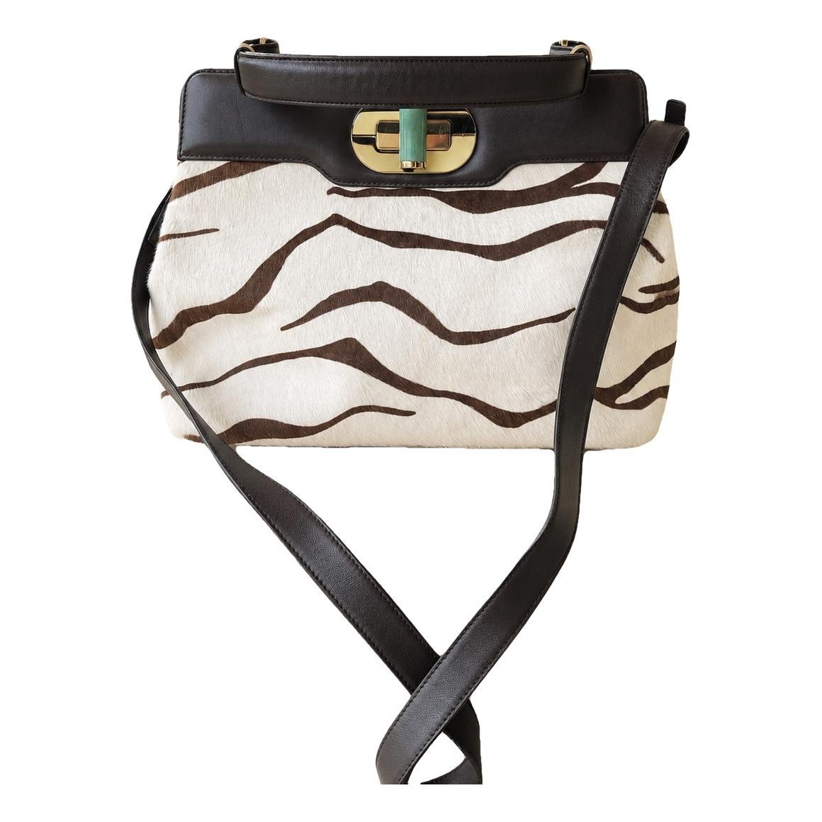 Isabella Rossellini leather crossbody bag