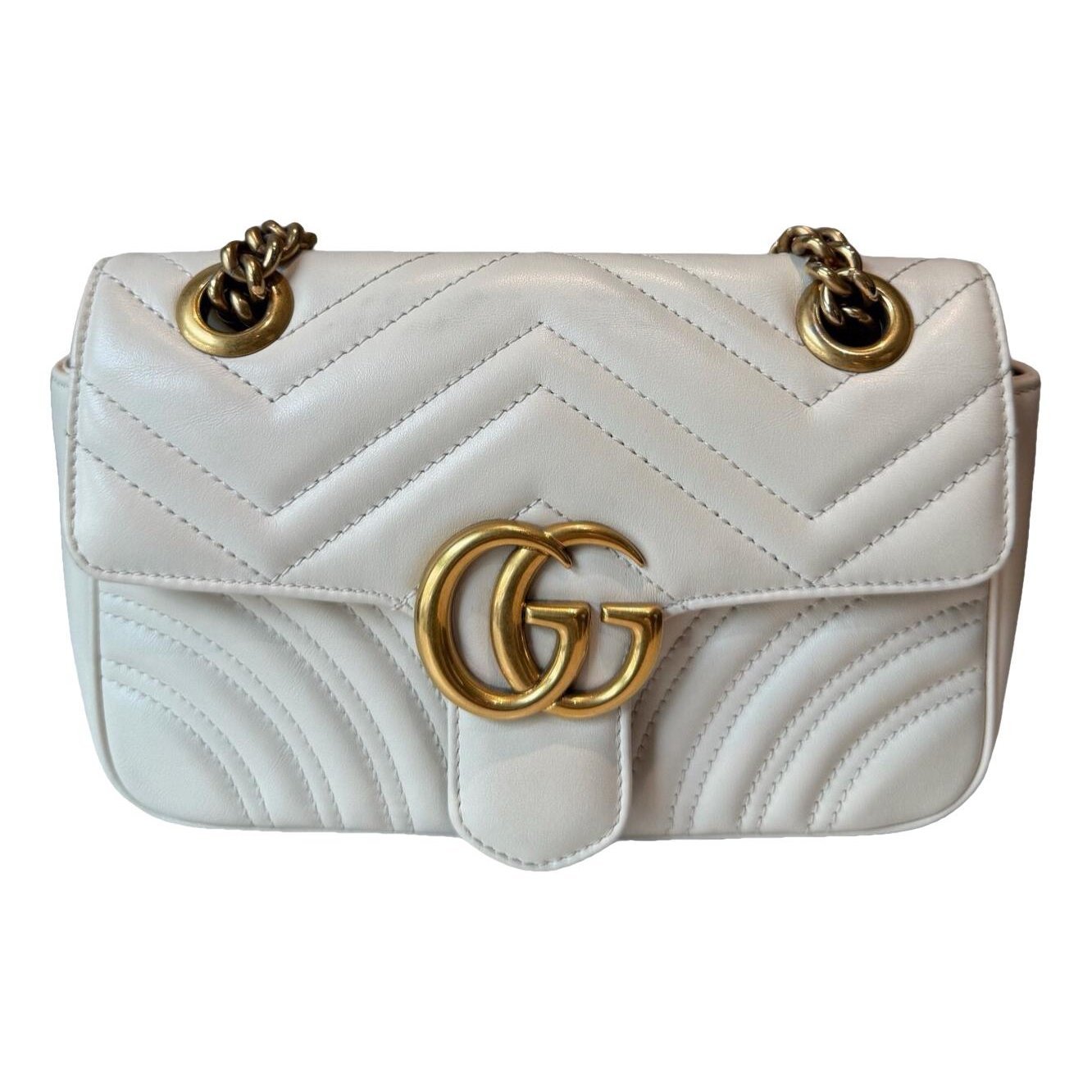 GG Marmont Flap leather crossbody bag