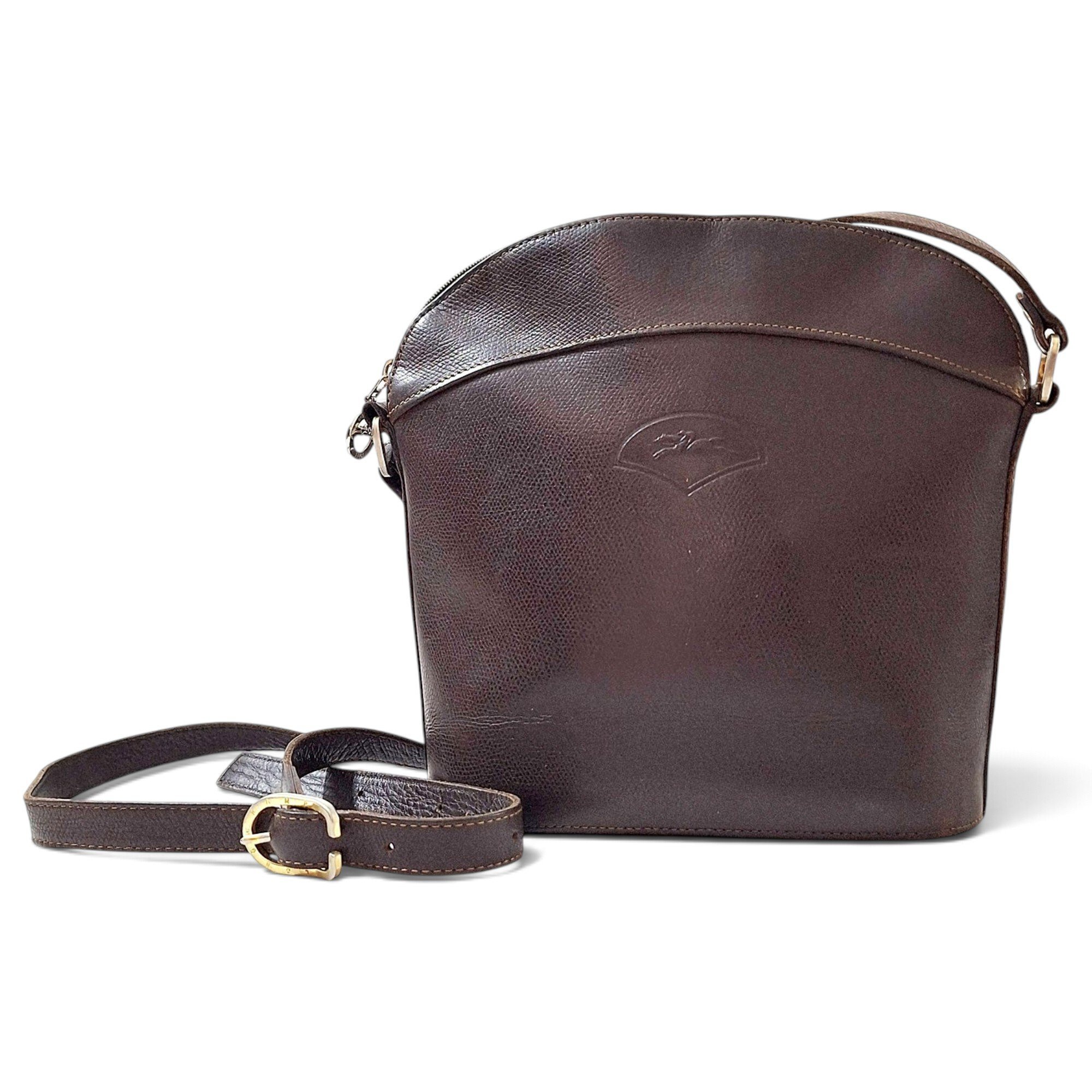 Leather crossbody bag