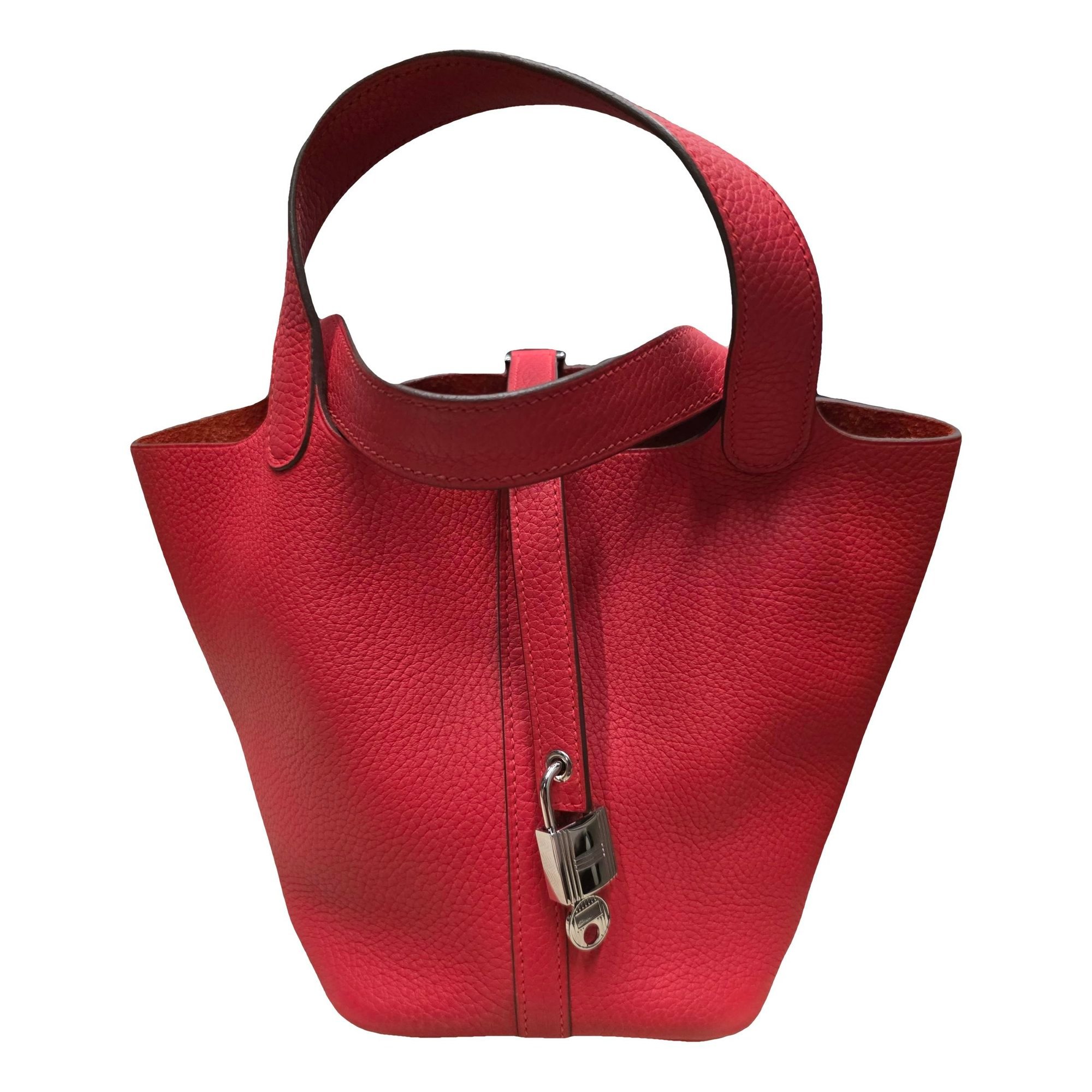 Picotin leather tote