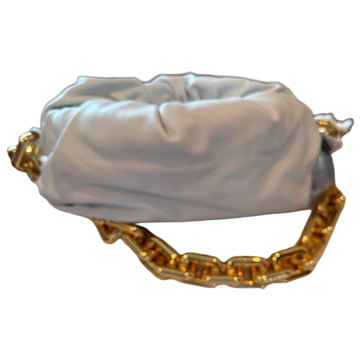 Pouch leather clutch bag