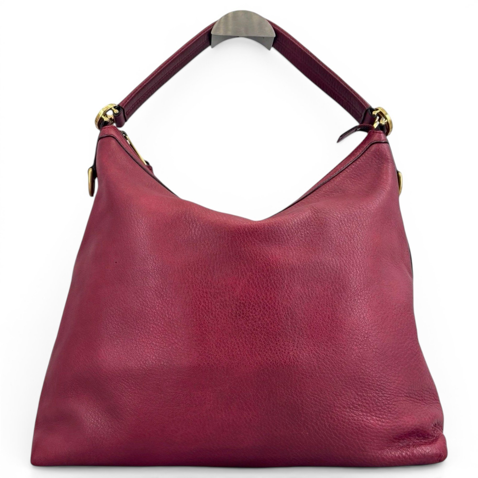Hobo leather handbag