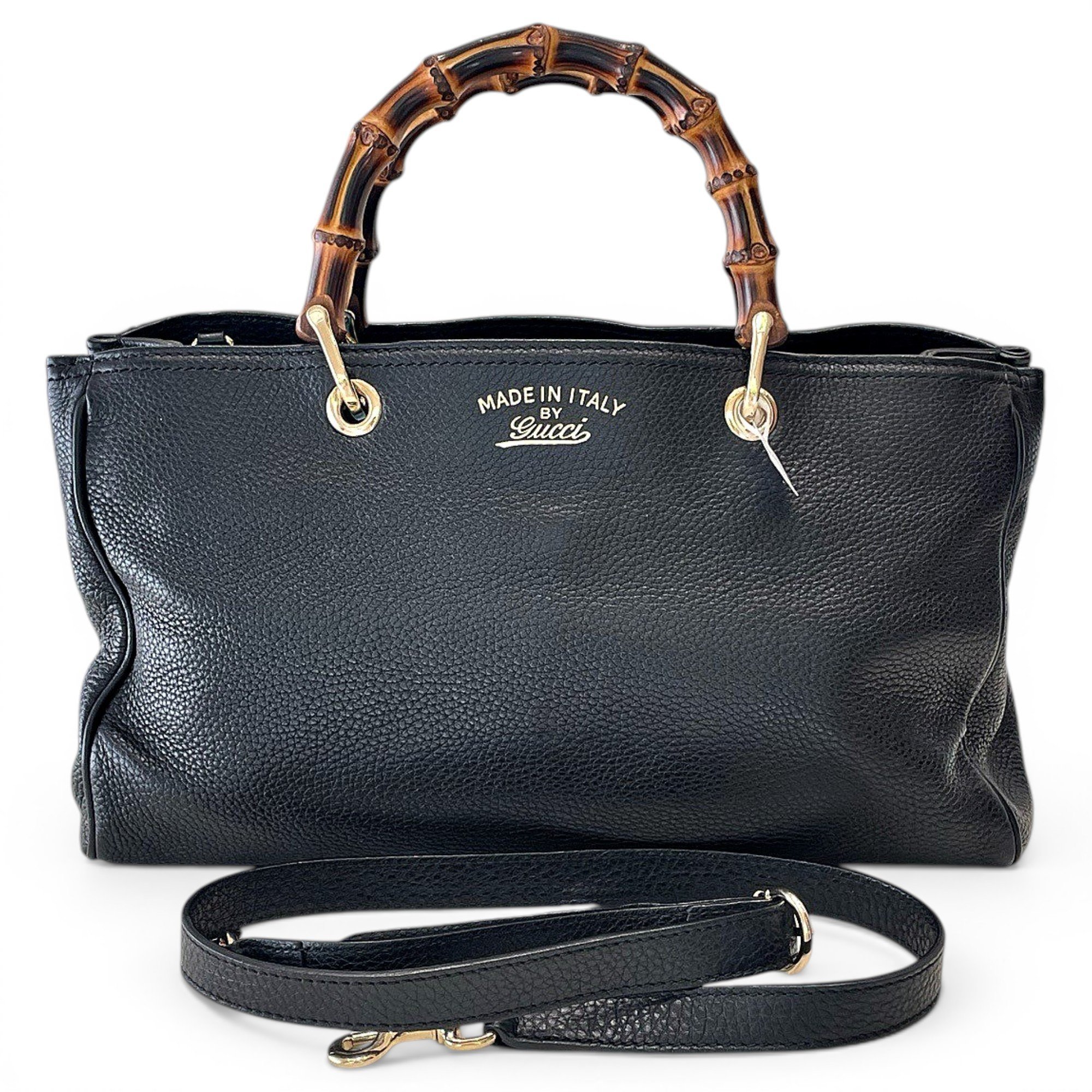 Gucci Bamboo Shopper leather tote