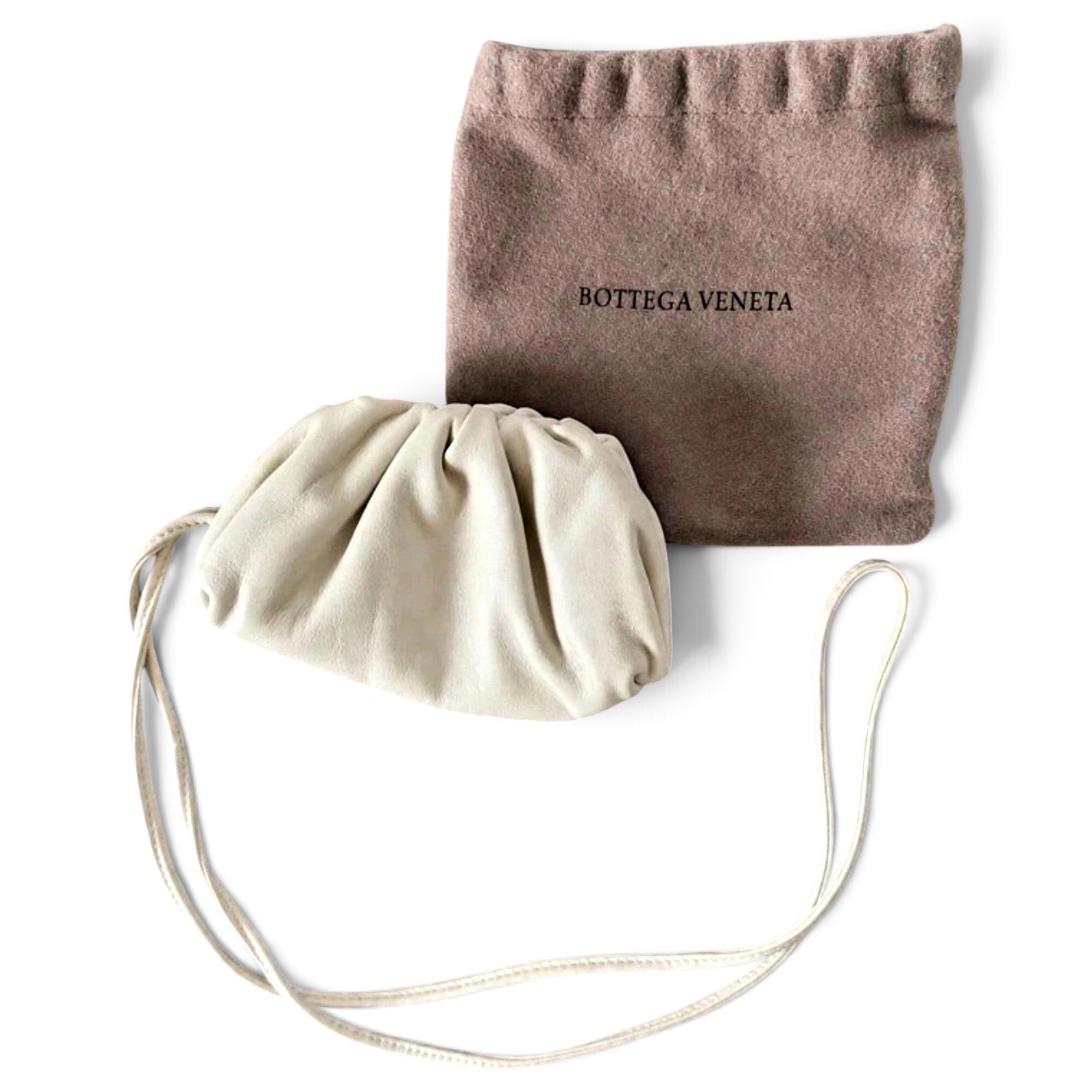 Pouch leather mini bag