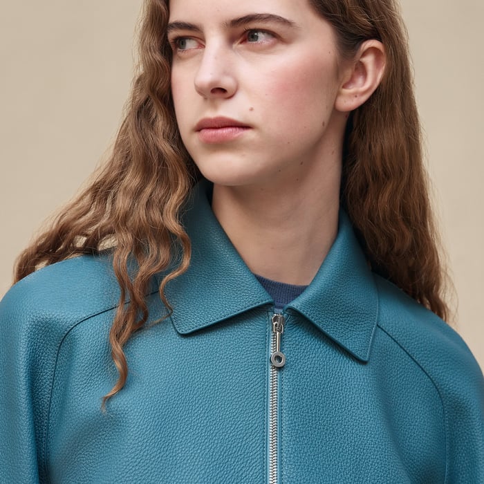 Bleu Canal Short Jacket