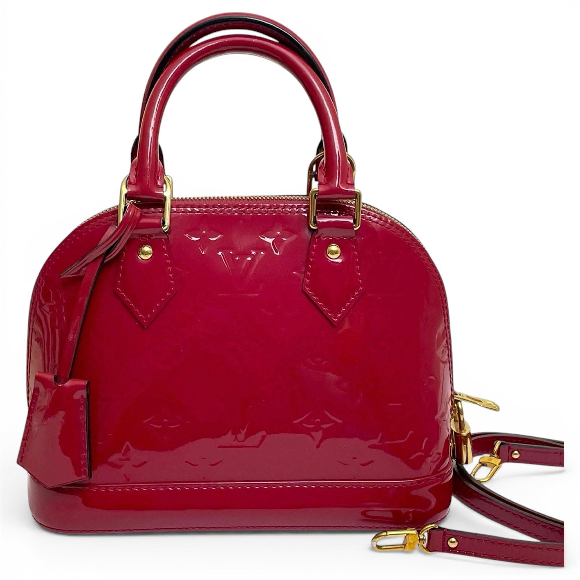 Alma BB patent leather handbag