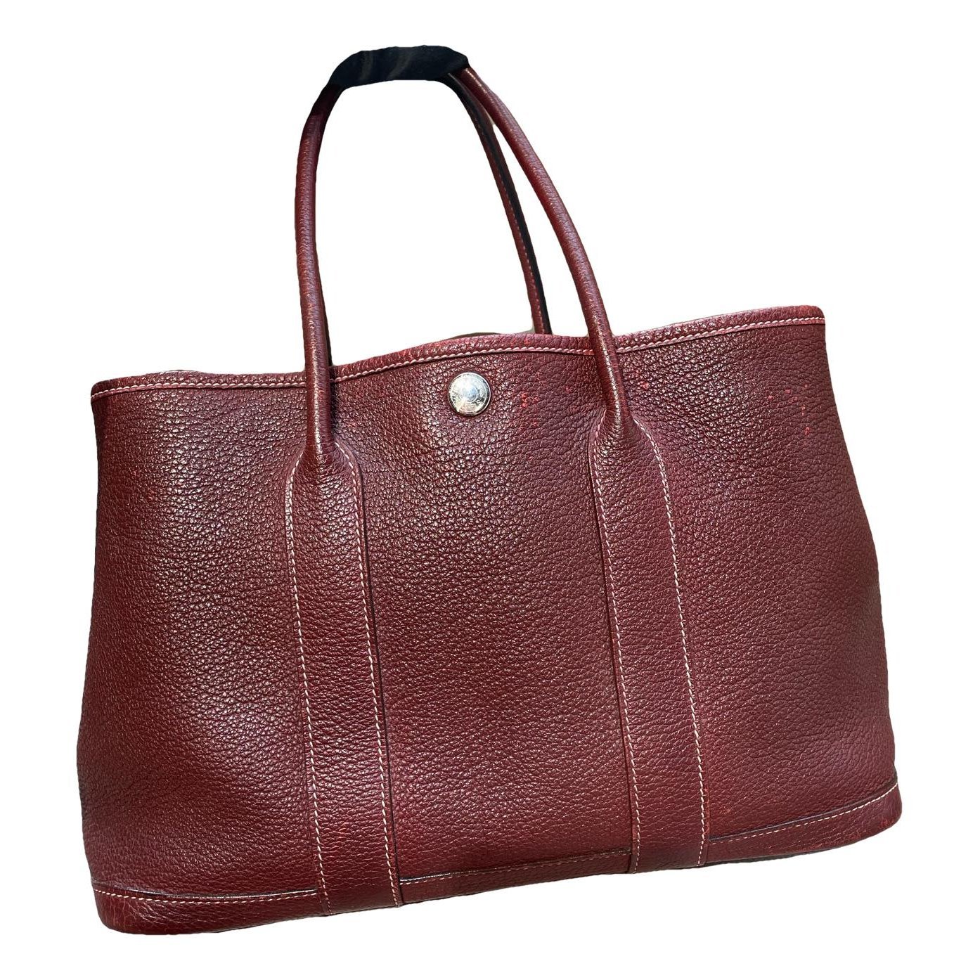 Garden Party leather handbag