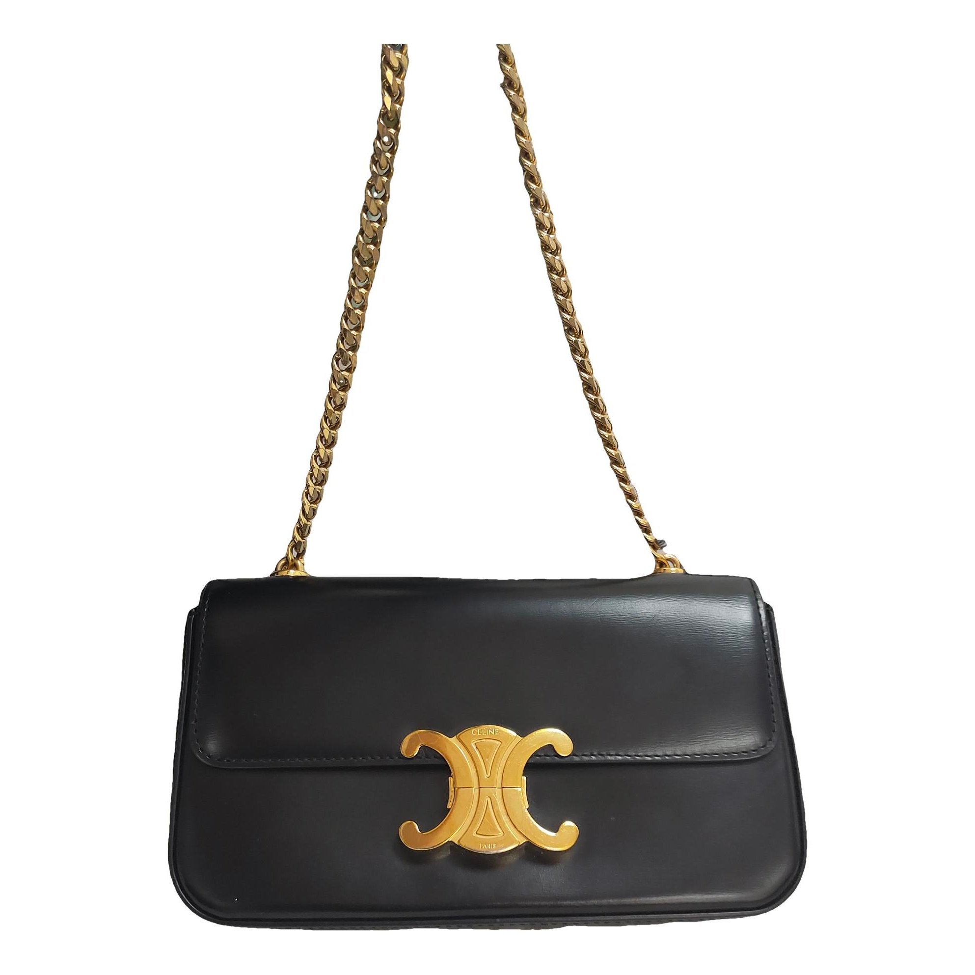 Triomphe leather handbag