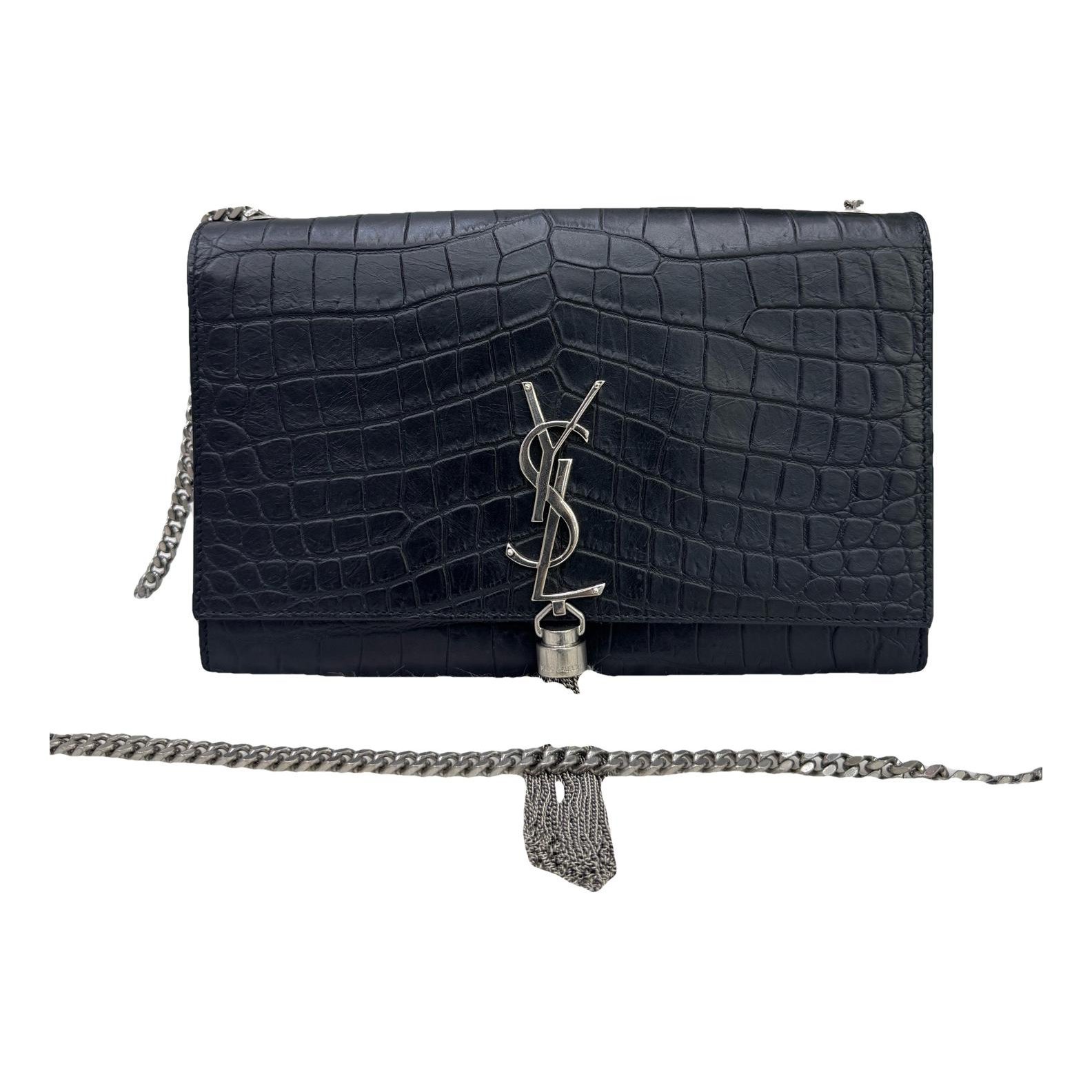 Pompom Kate leather handbag