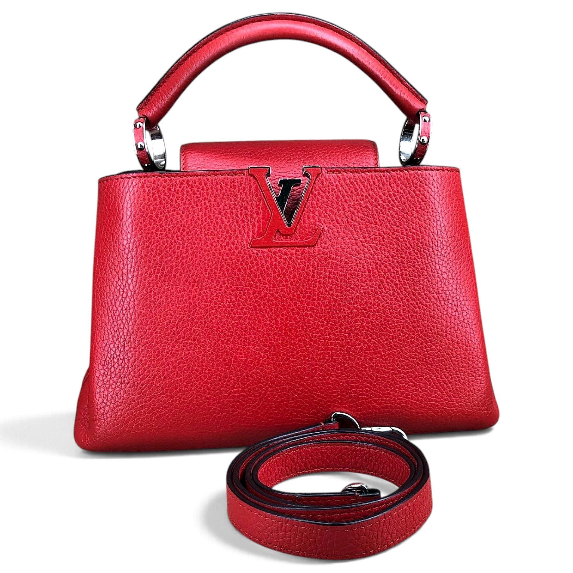 Capucines leather handbag