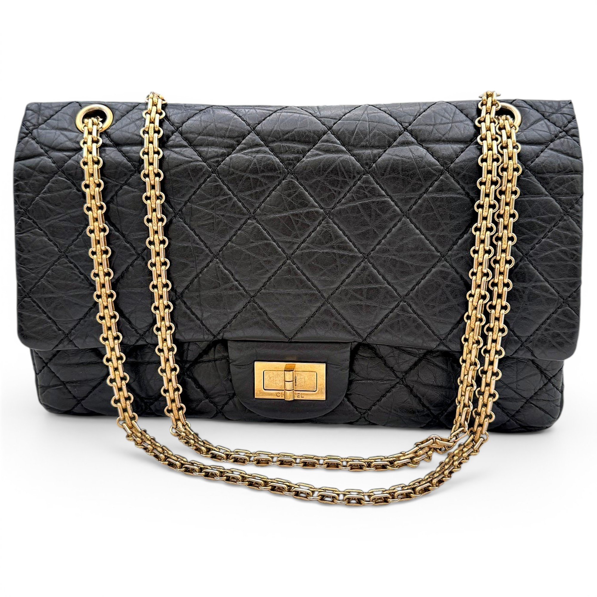 2.55 leather handbag