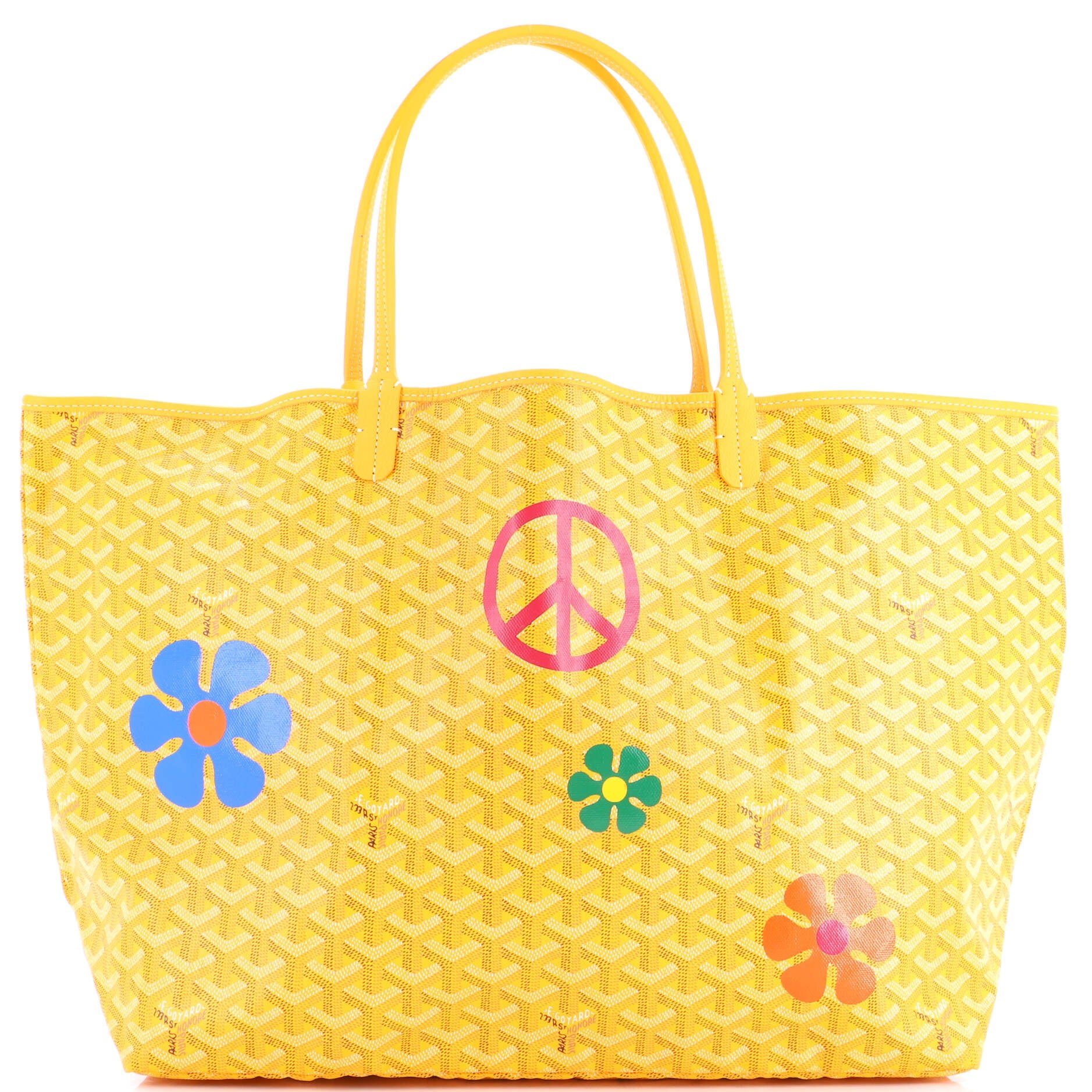 Goyard Saint Louis Tote Printed Coated Canvas GM