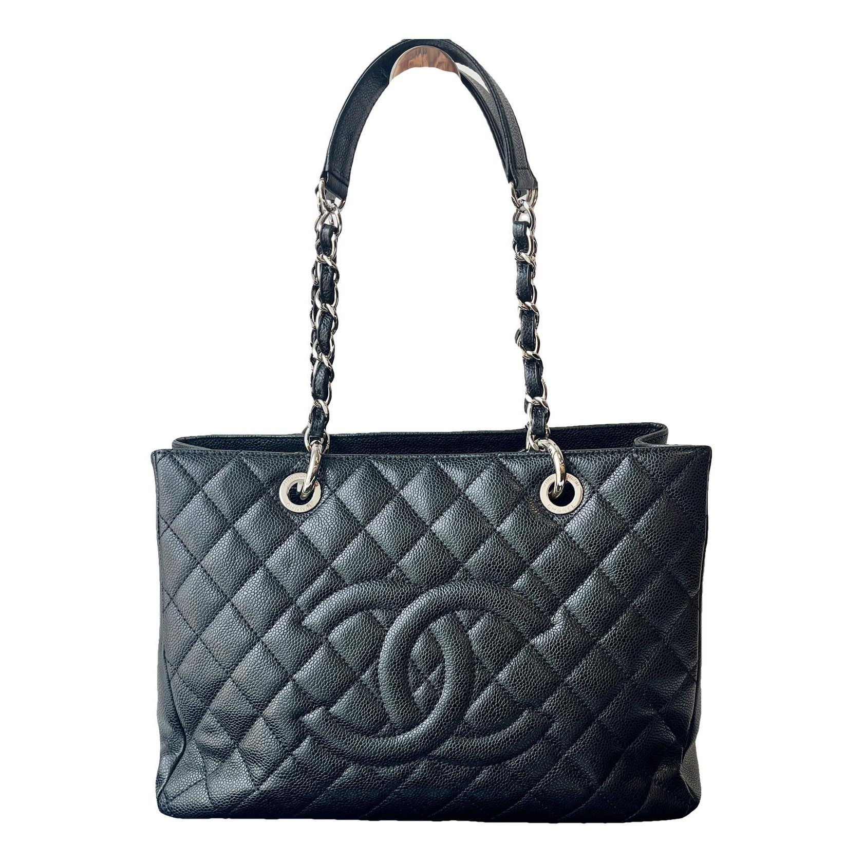 Grand shopping leather tote