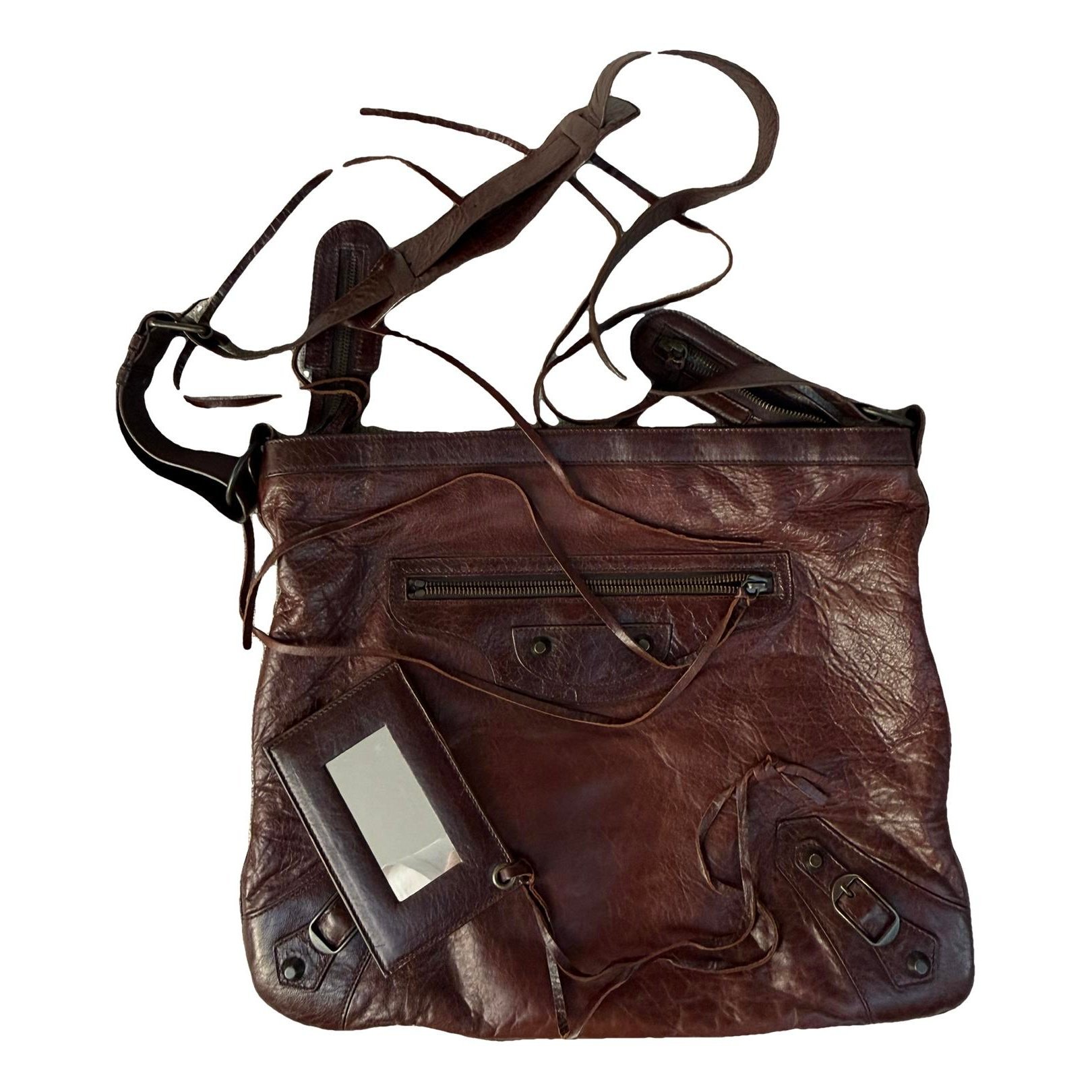 Leather crossbody bag
