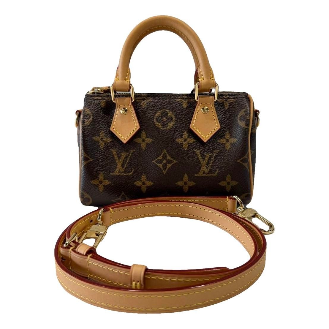 Nano Speedy / Mini HL leather handbag
