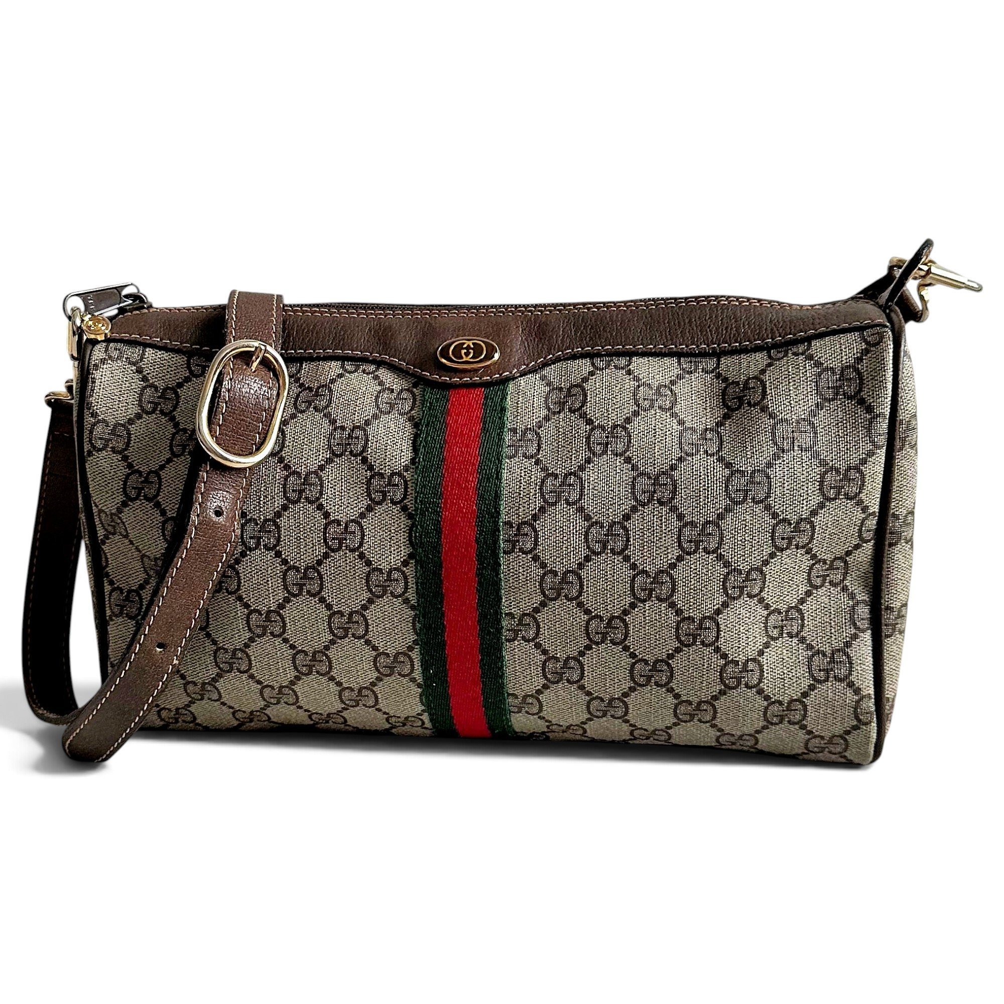 Ophidia vinyl handbag
