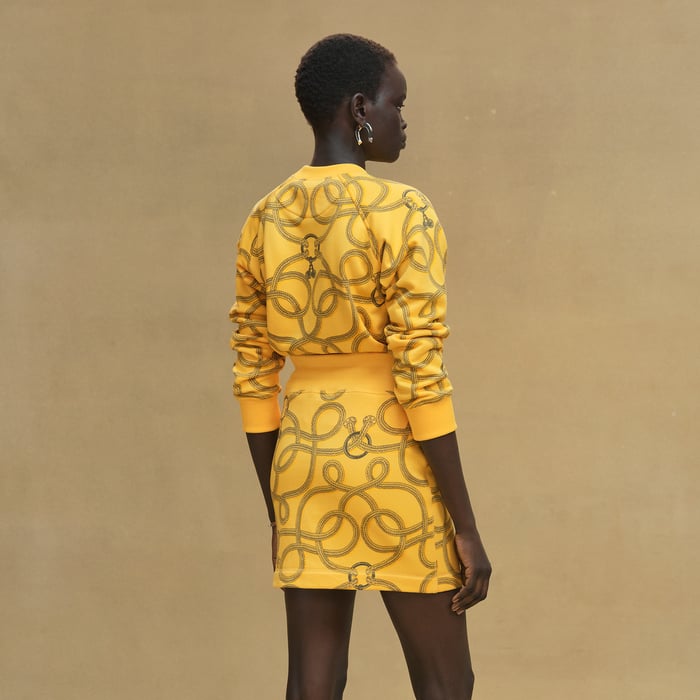 Jaune Mimosa "Palefroi Remix" Miniskirt