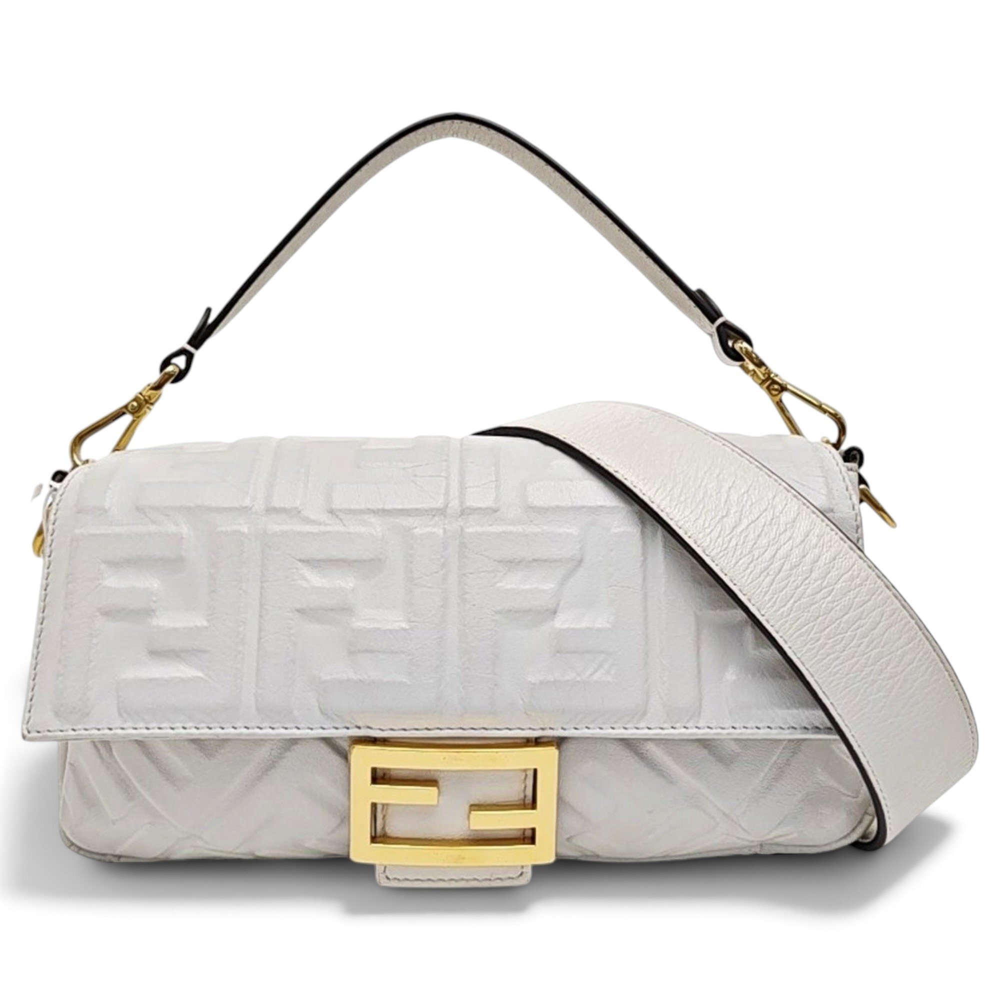 Baguette leather handbag
