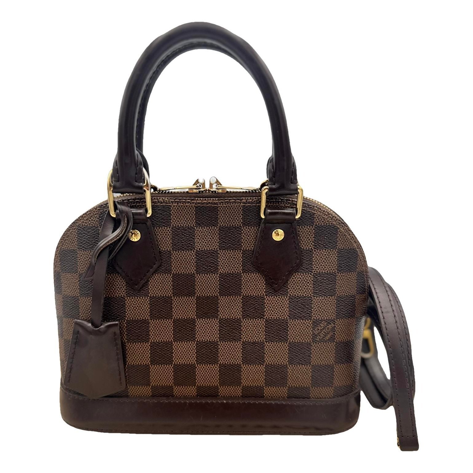Louis Vuitton Alma BB leather handbag