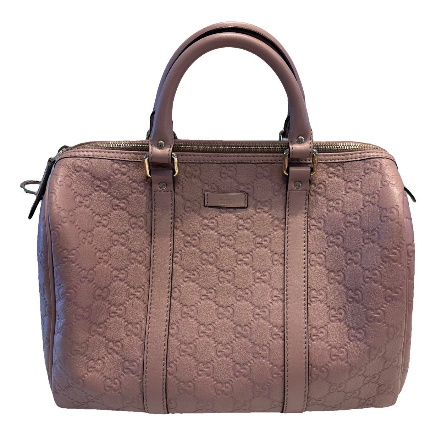 Boston leather handbag