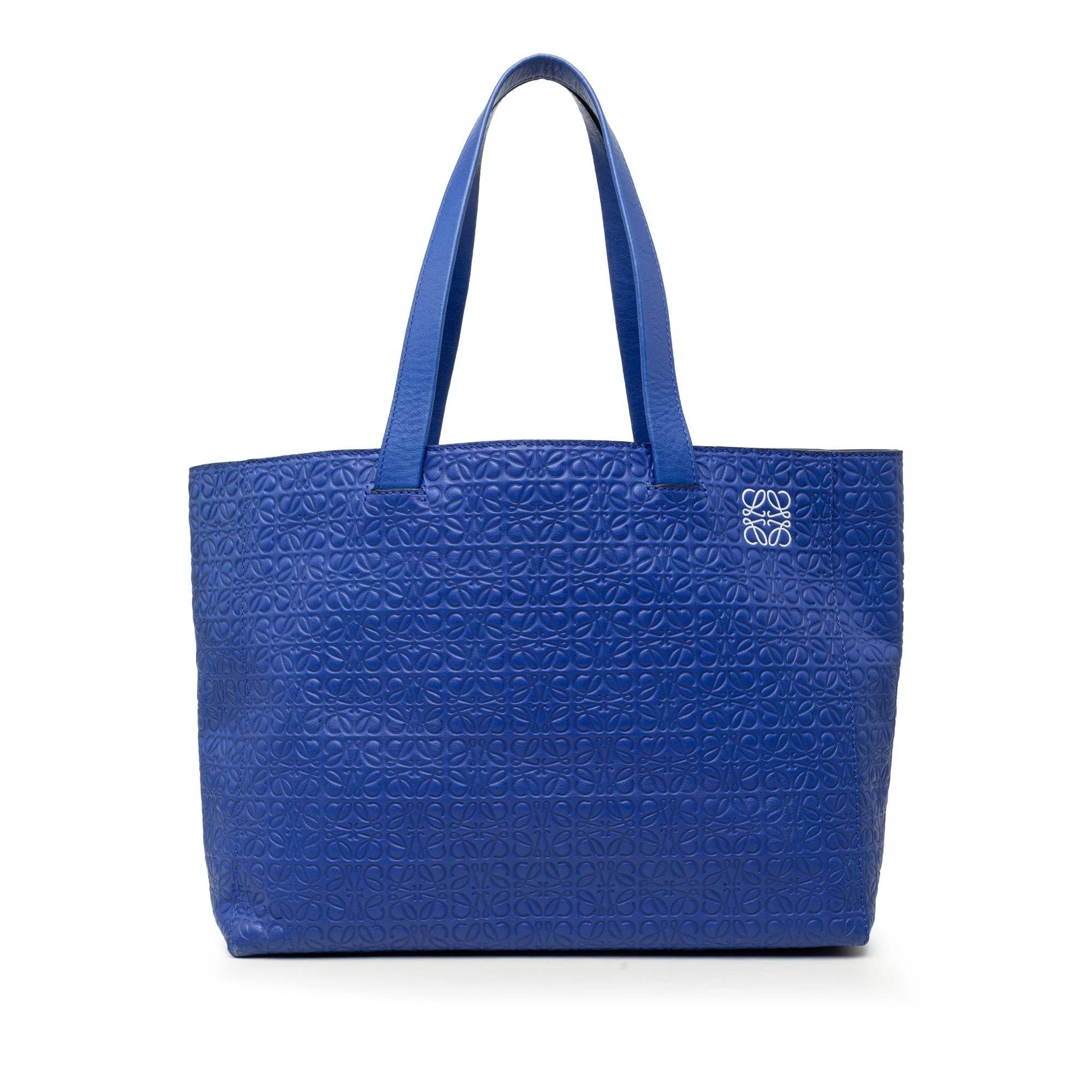 Anagram leather tote