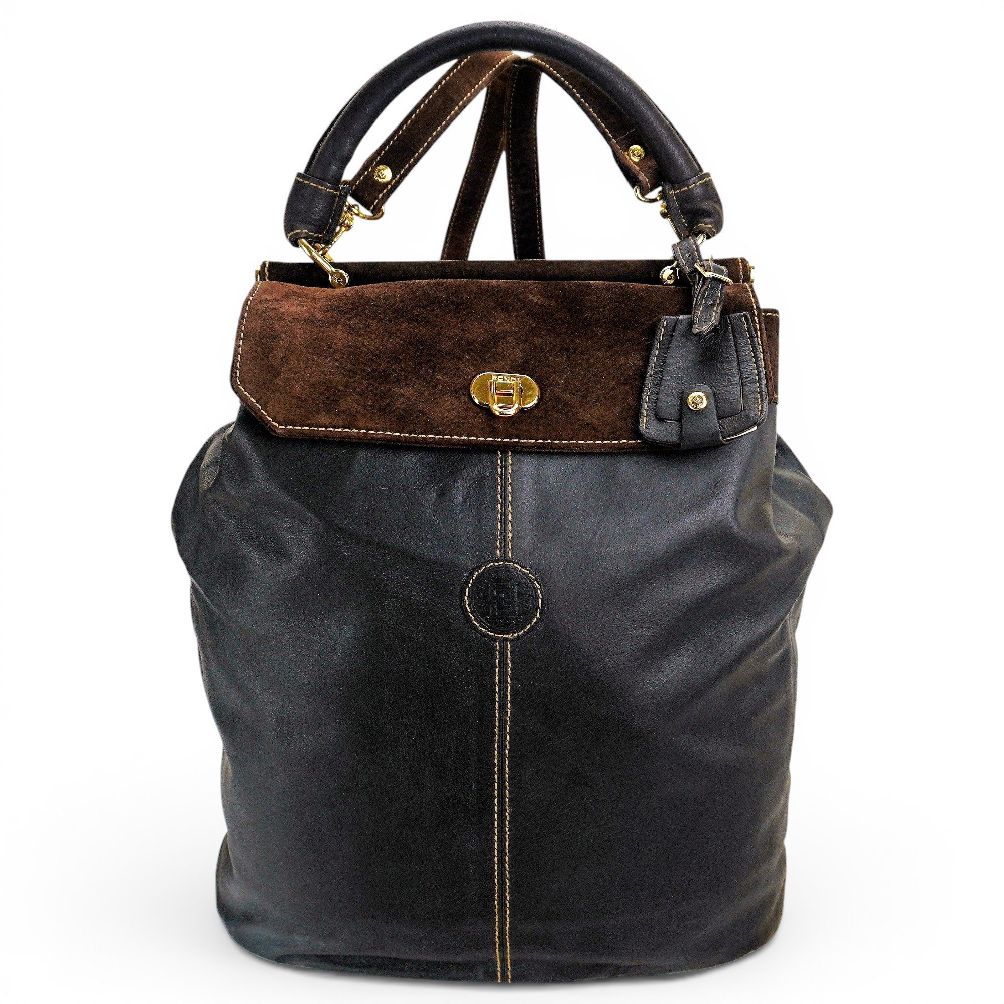 Leather backpack