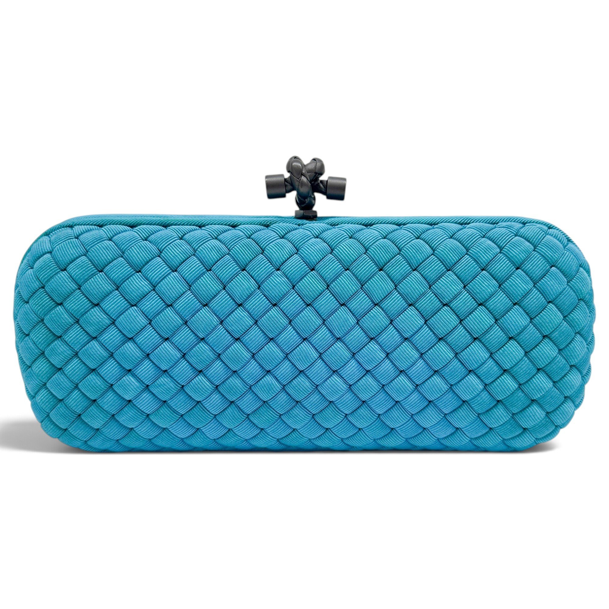 Pochette Knot silk clutch bag