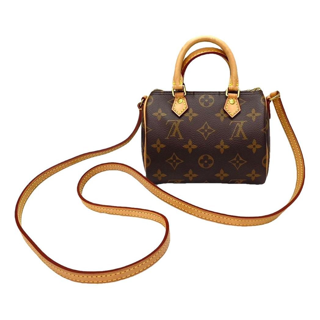 Nano Speedy / Mini HL leather handbag