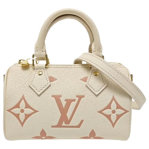 Nano Speedy / Mini HL leather handbag