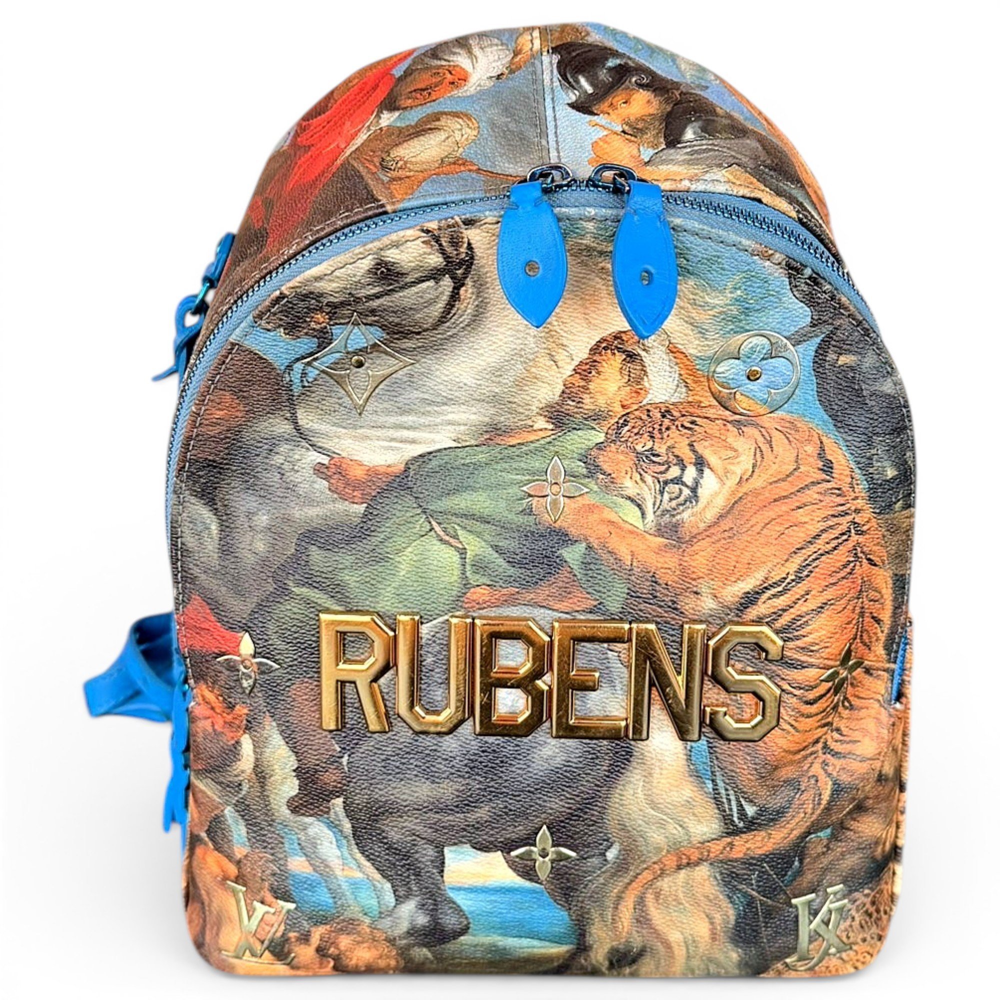 Leather backpack