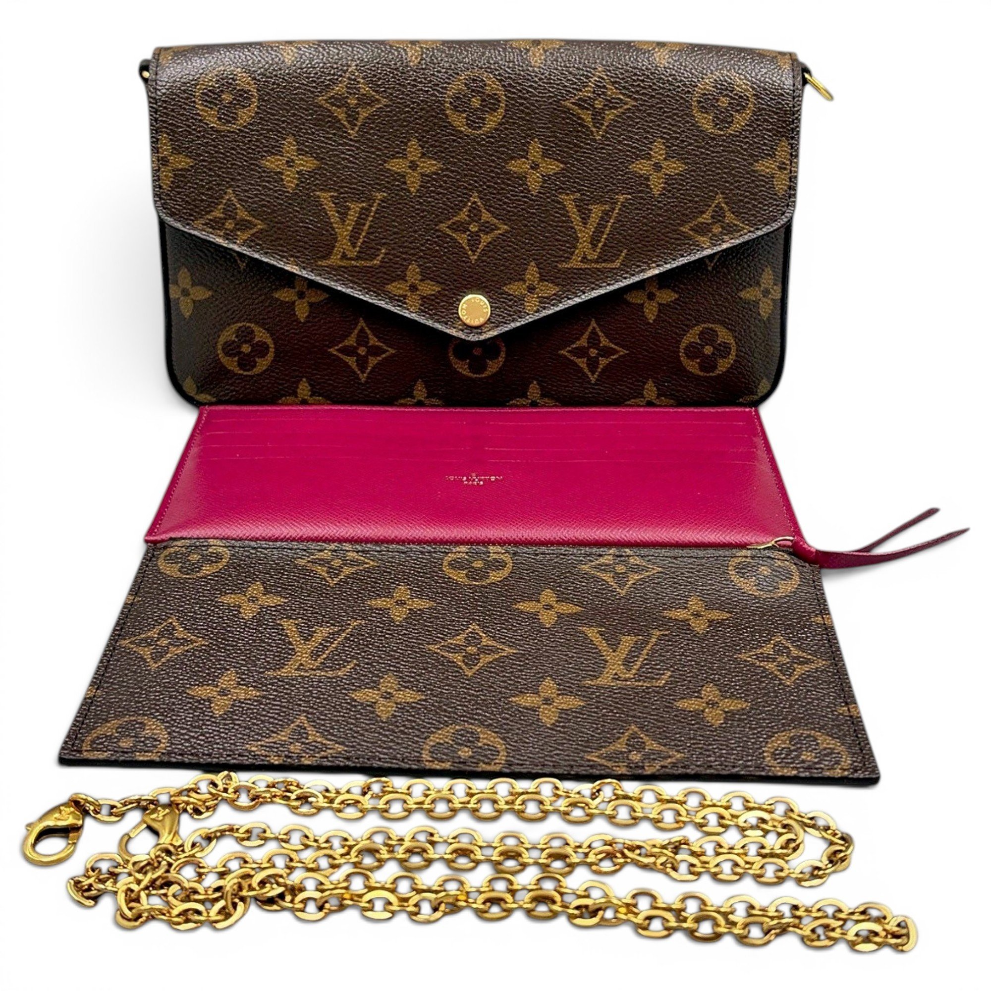 Félicie leather crossbody bag