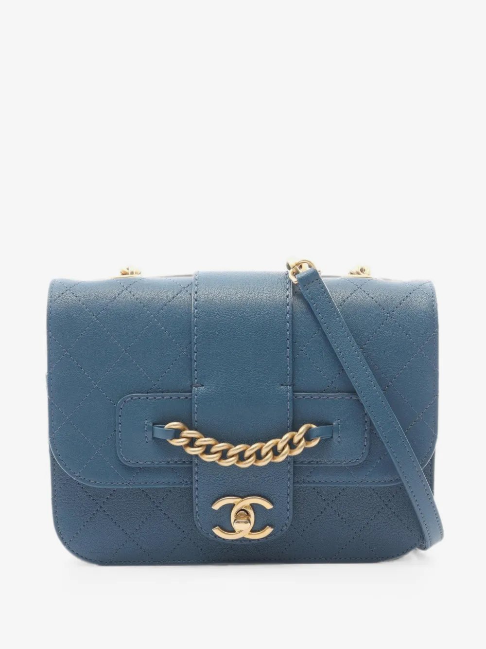 2017-2018 Matelassé chain-detail shoulder bag