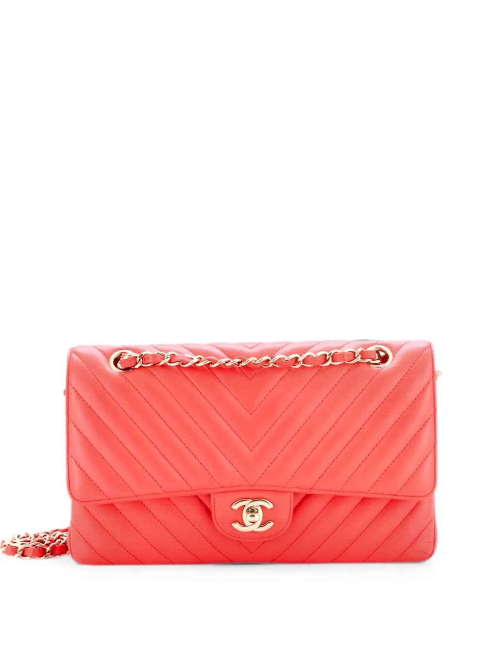 Classic Double Flap Bag Chevron Lambskin Medium shoulder bag