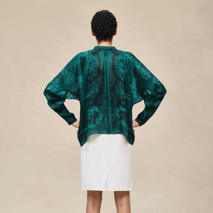 Vert Pin "Ferronnerie Remix" Blouse