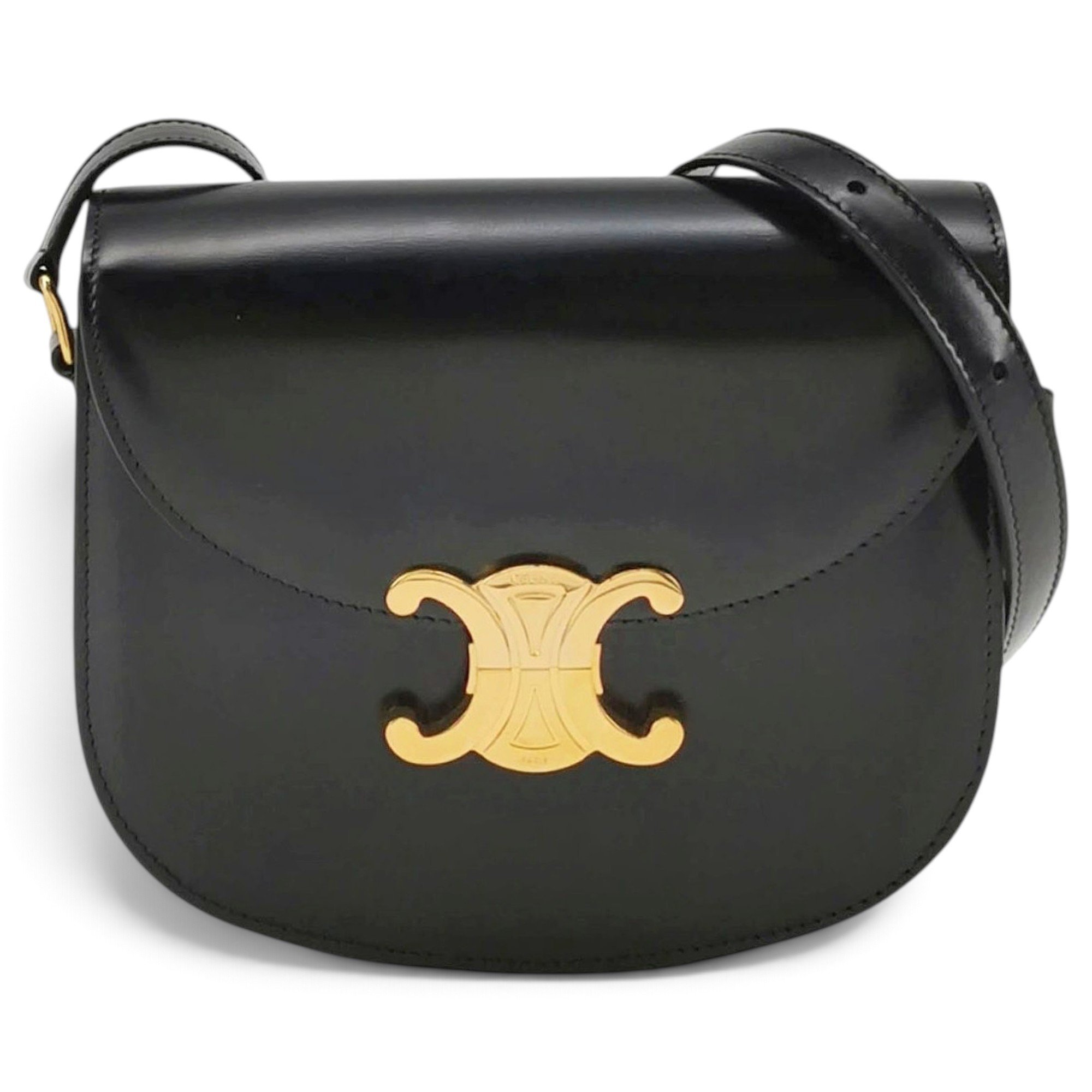 Celine Triomphe leather handbag