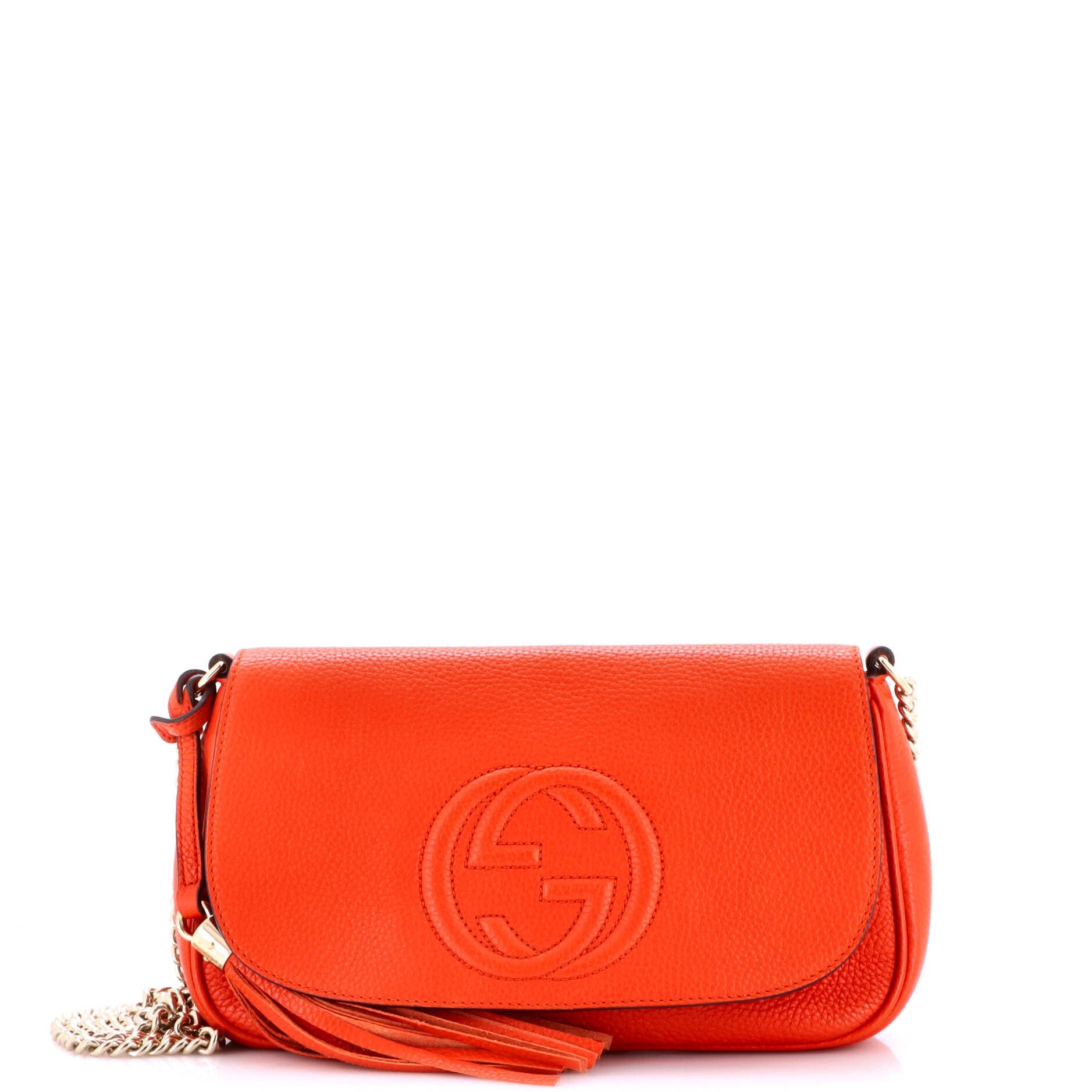 Soho Chain Crossbody Bag Leather Medium