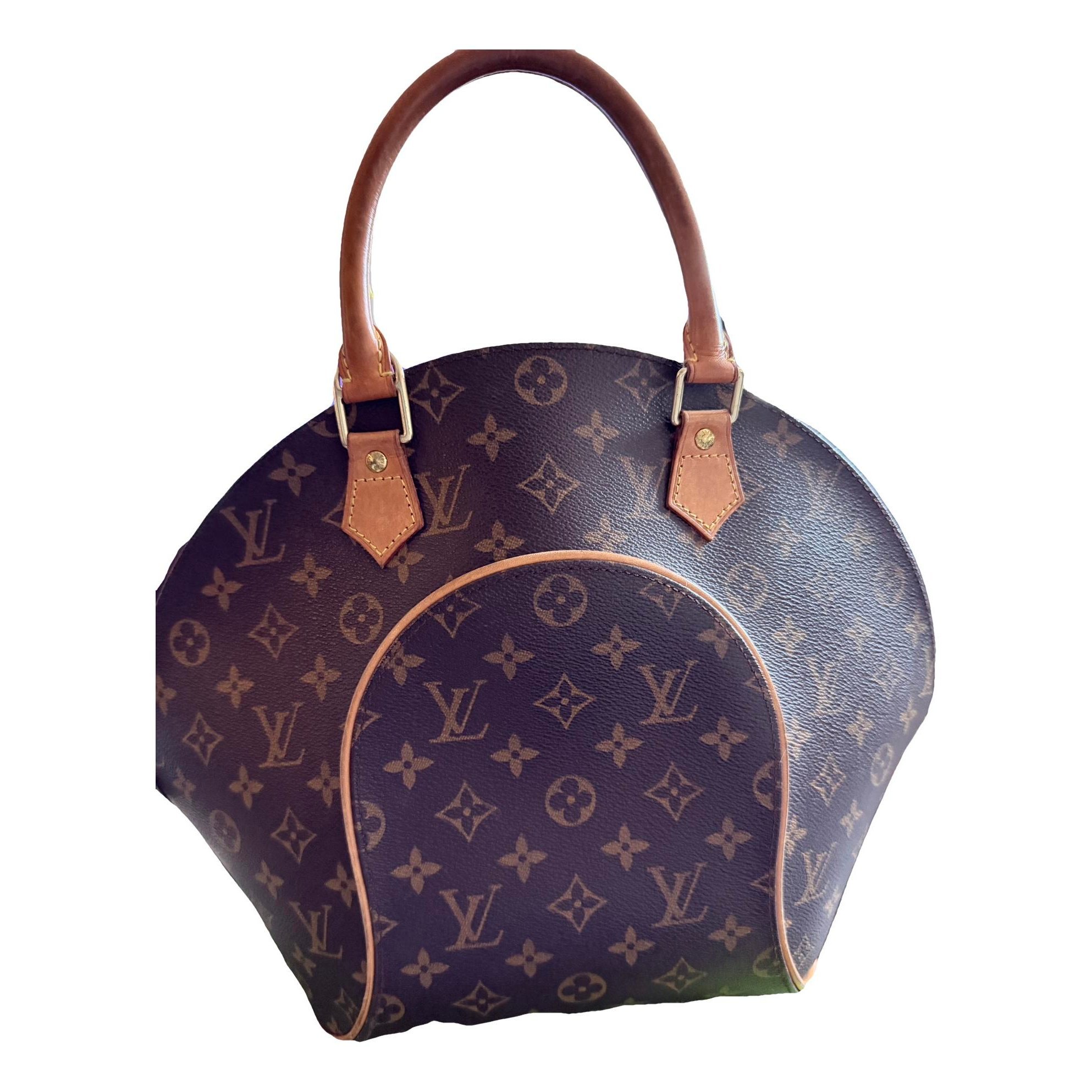Ellipse leather handbag