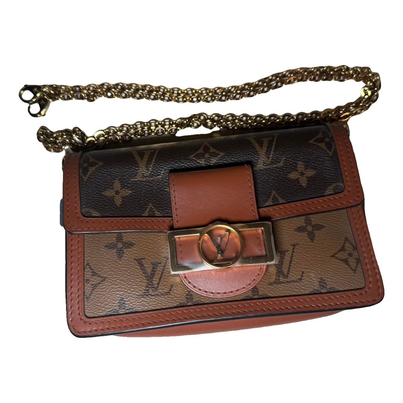 Dauphine leather handbag