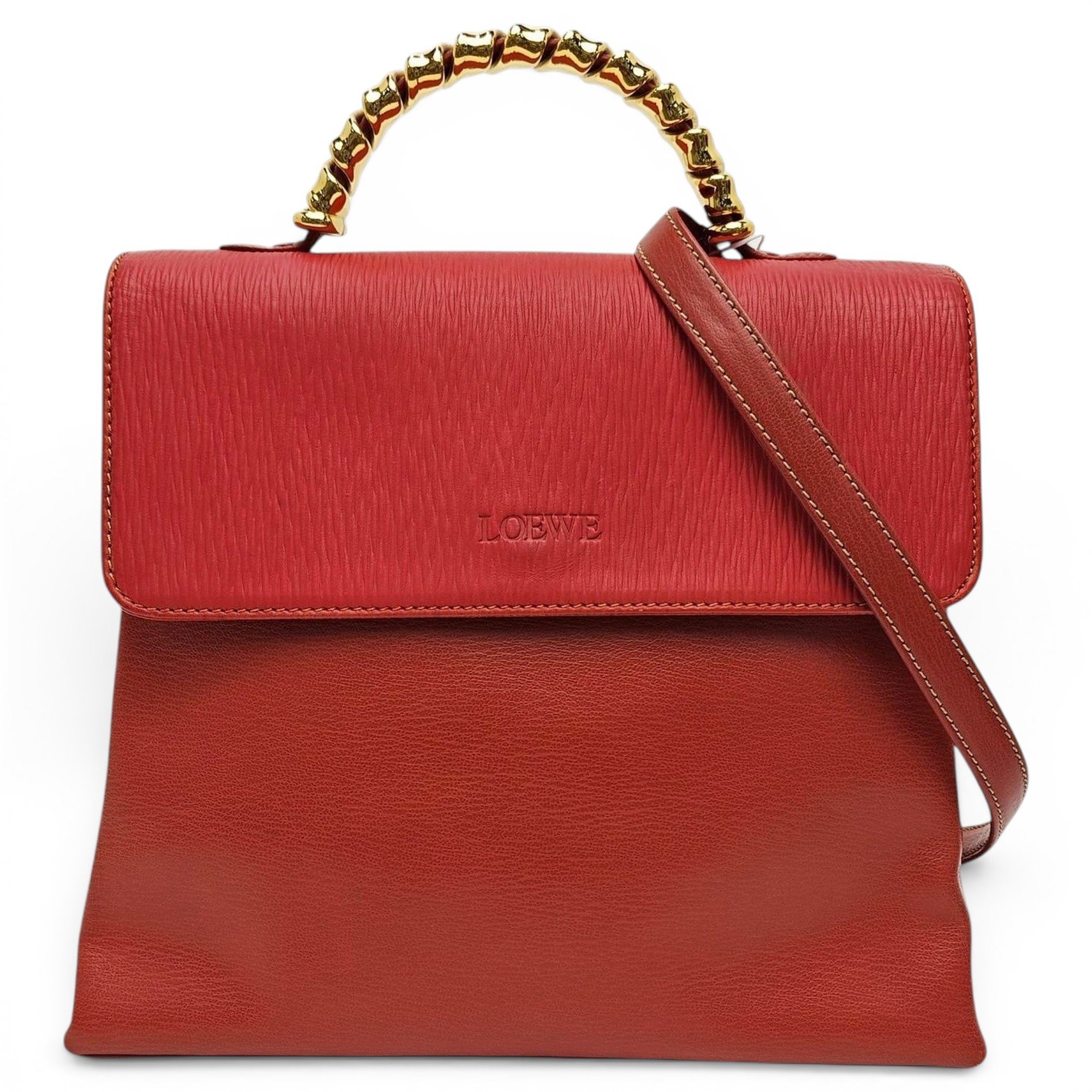 Leather handbag