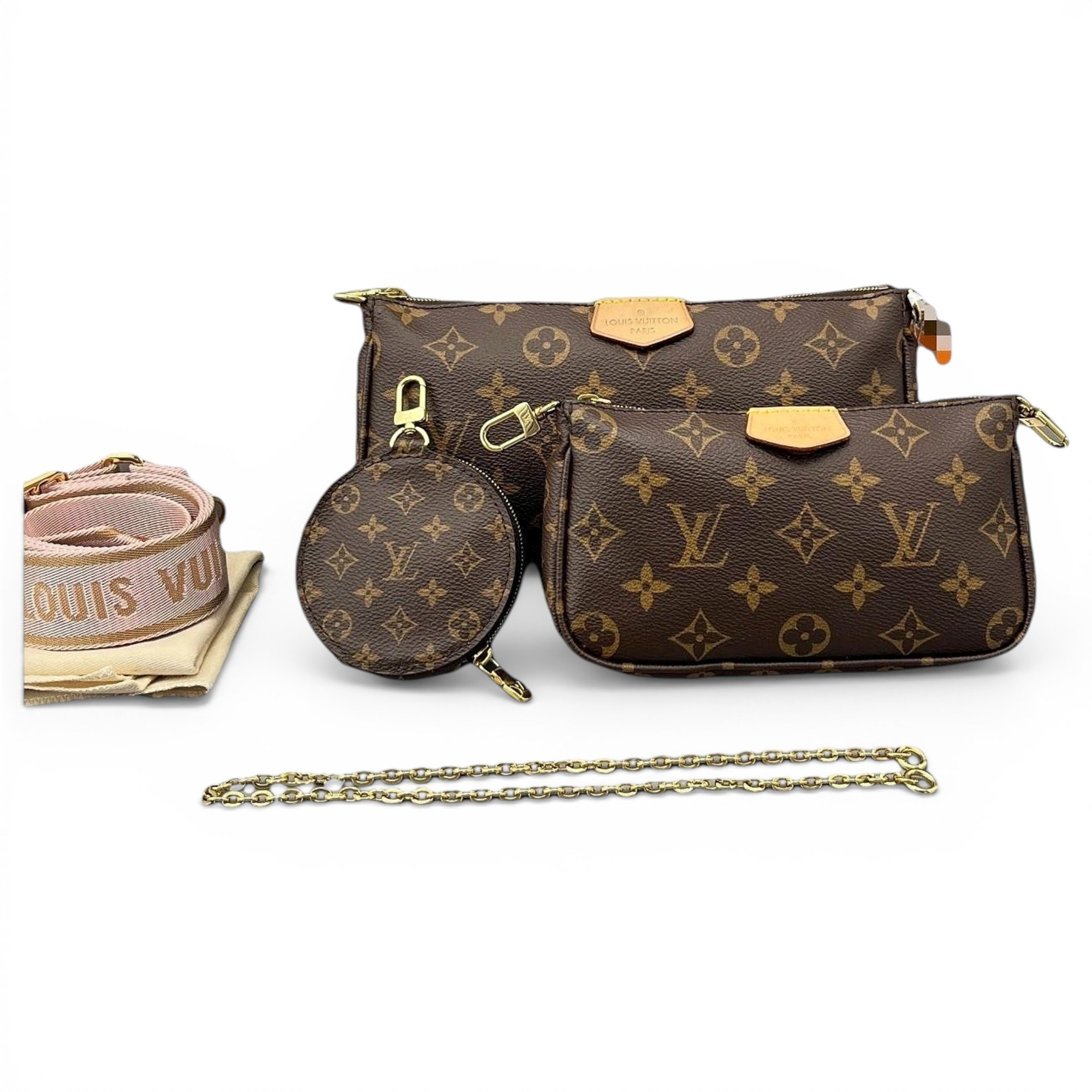 Multi Pochette Accessoires leather handbag