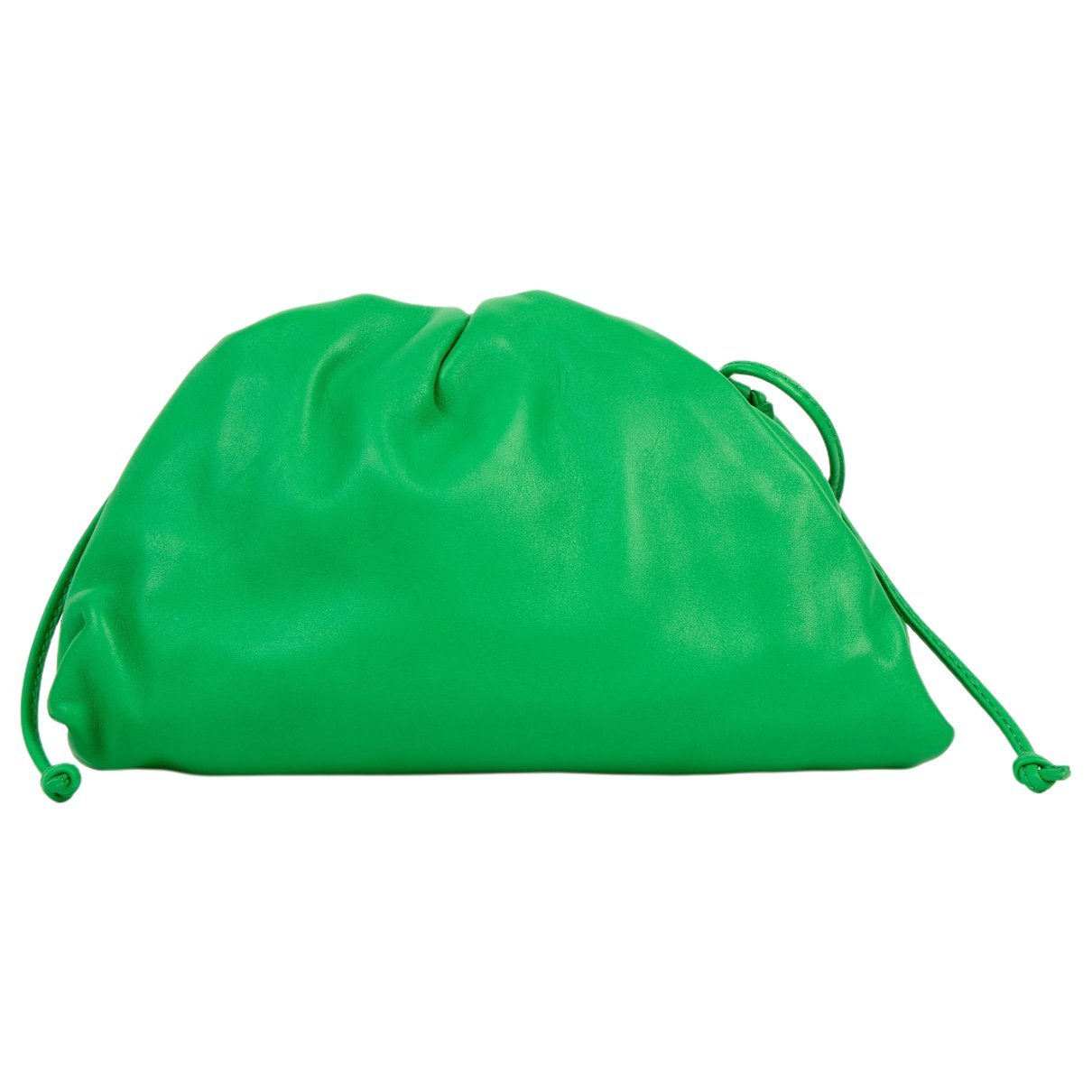 Pouch leather crossbody bag
