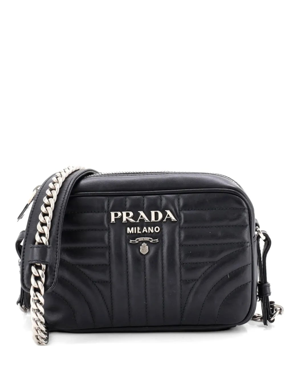 Camera Bag Diagramme Quilted Leather Mini crossbody bag