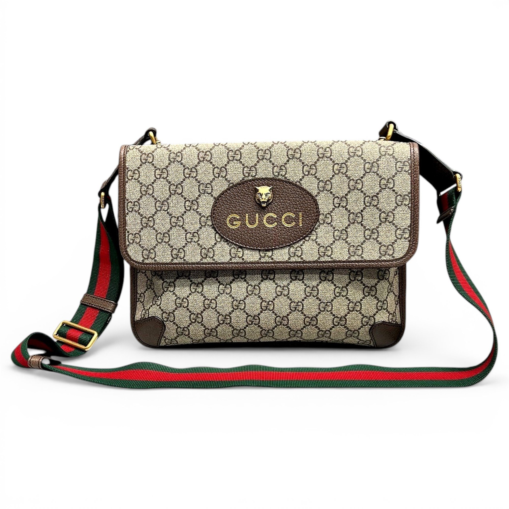 Ophidia leather crossbody bag