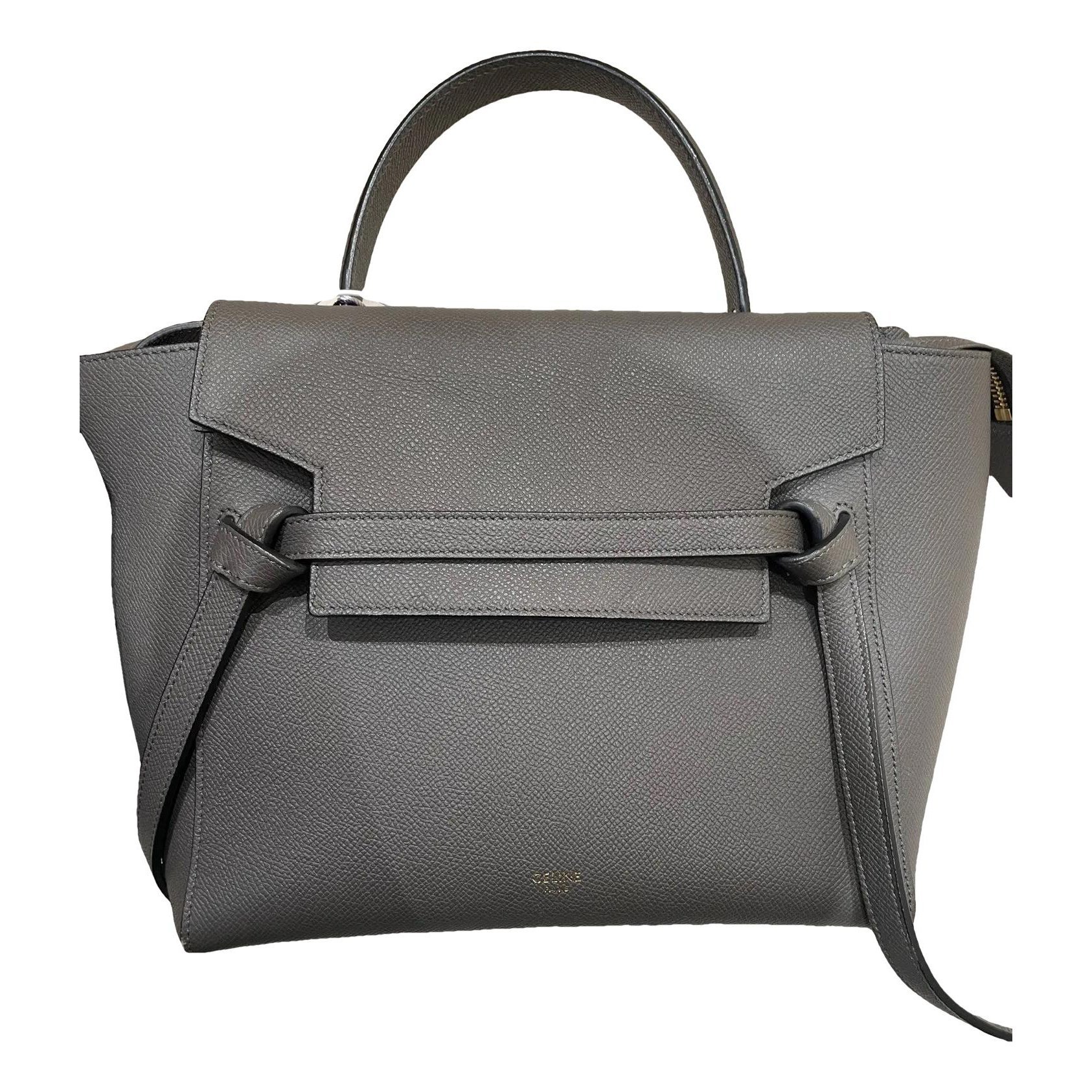 Belt leather handbag