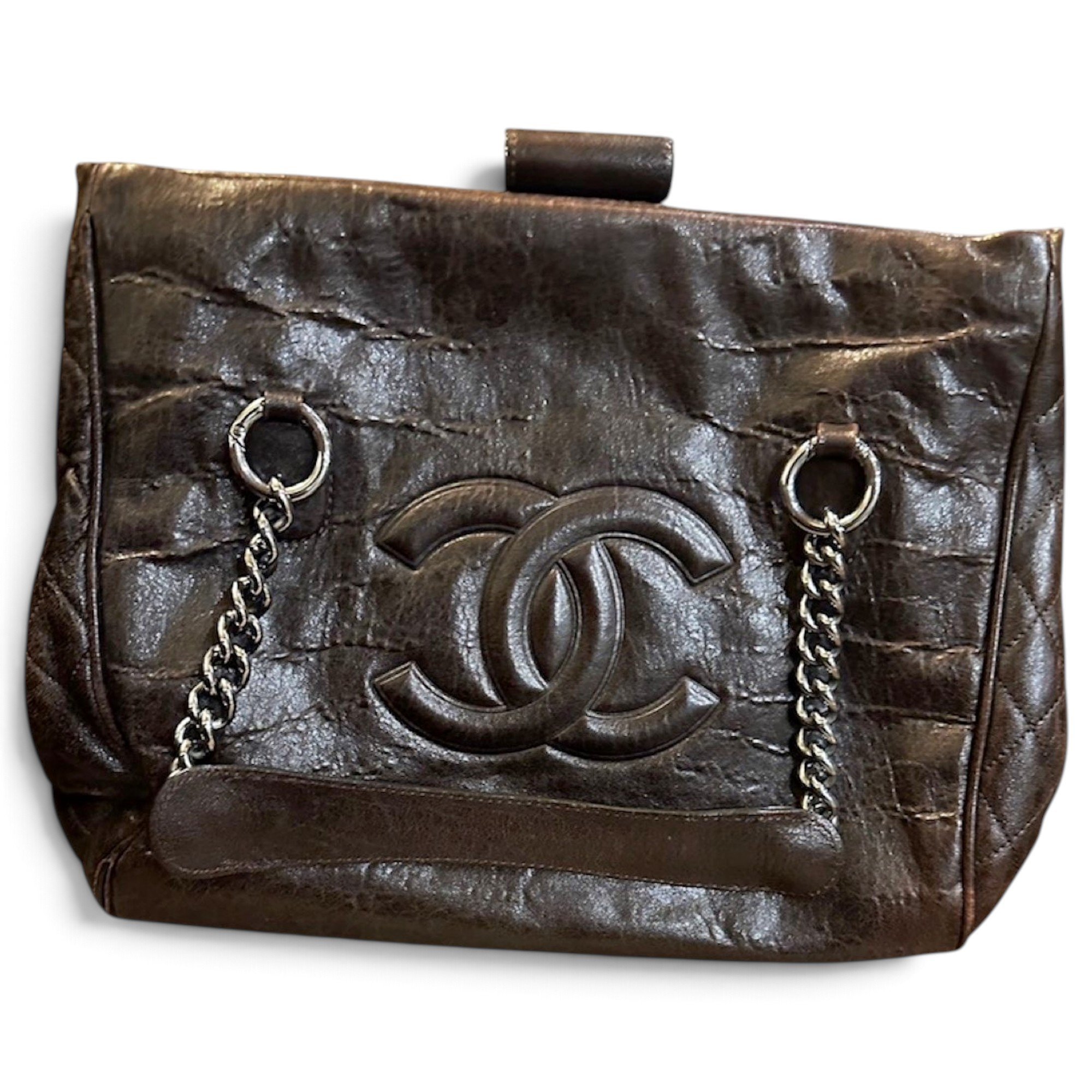 Leather handbag