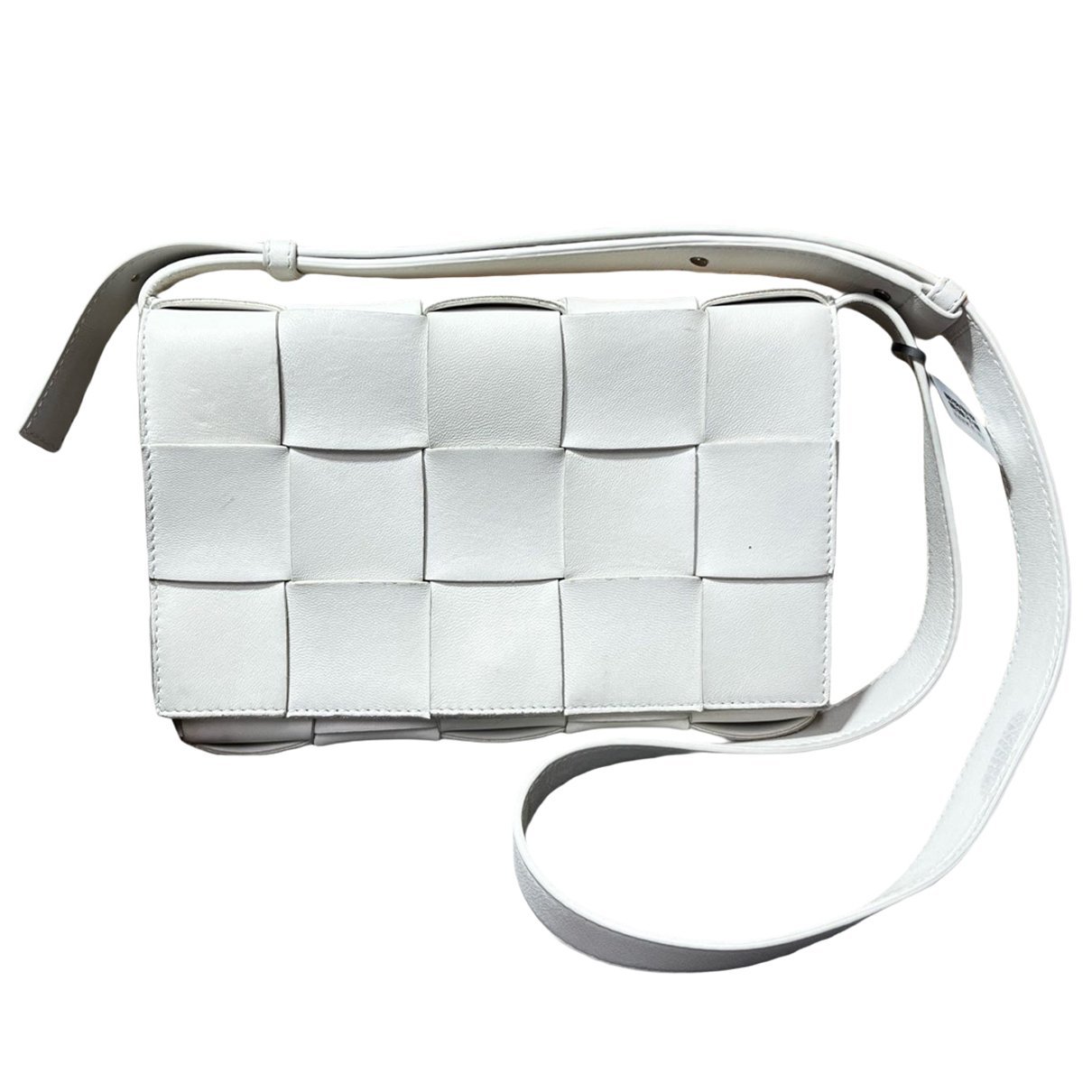 Cassette leather crossbody bag