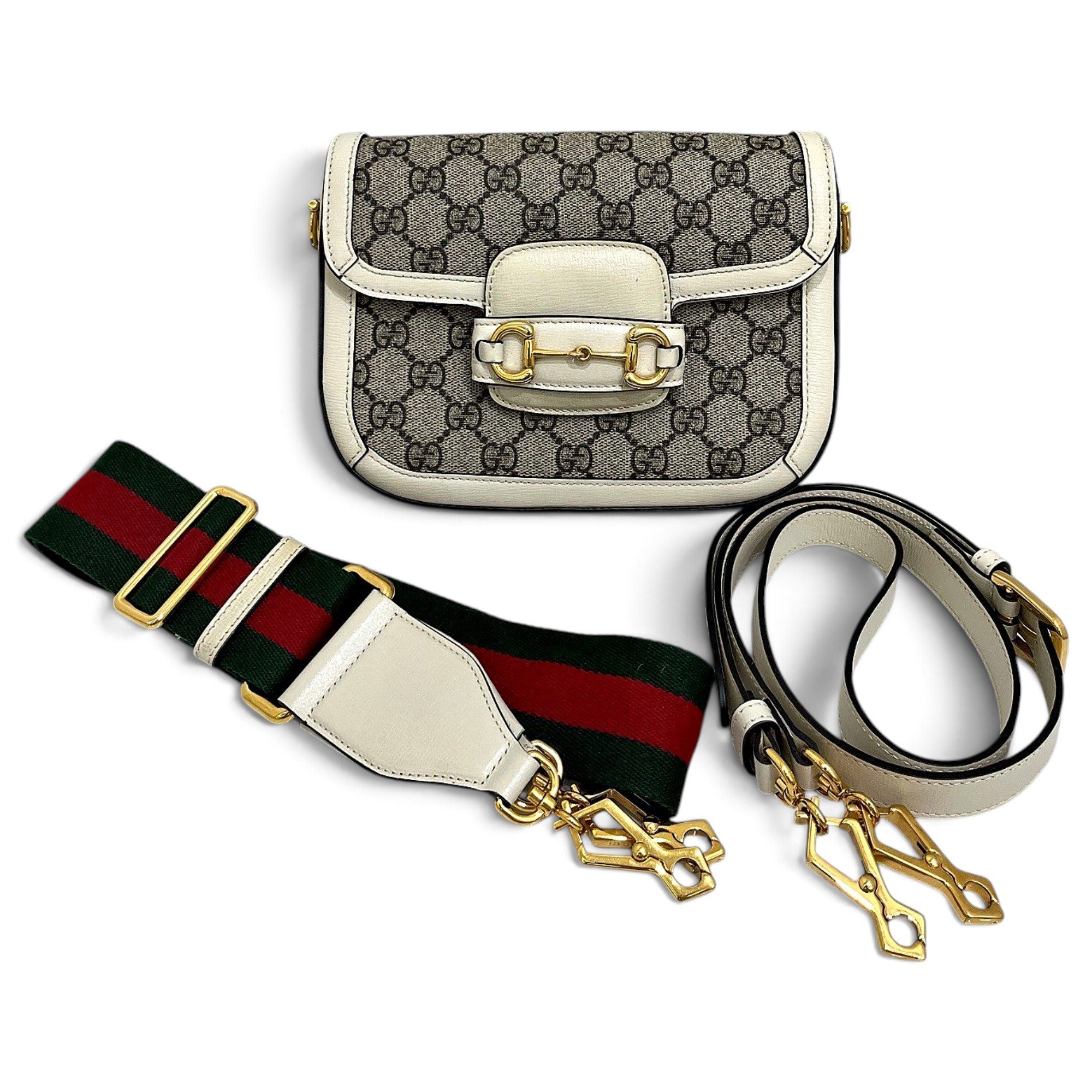 Horsebit 1955 Flap leather handbag
